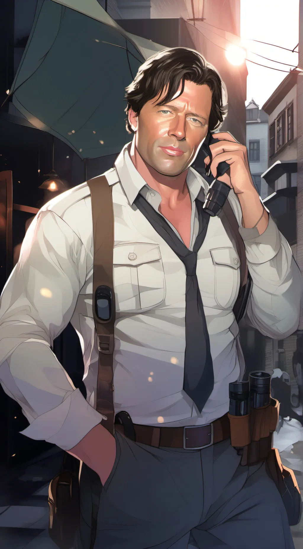 ai character: Mark Hoffman background