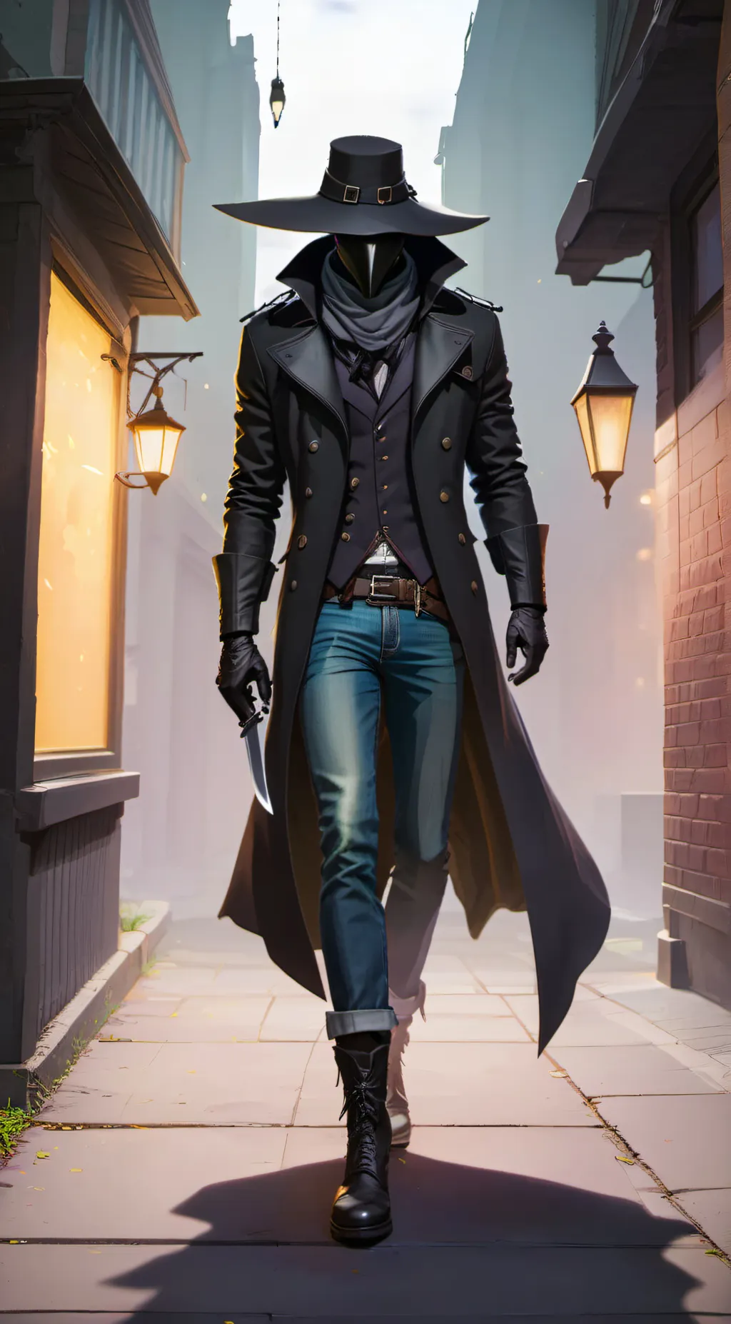 ai character: (Y/n, killer AU) background