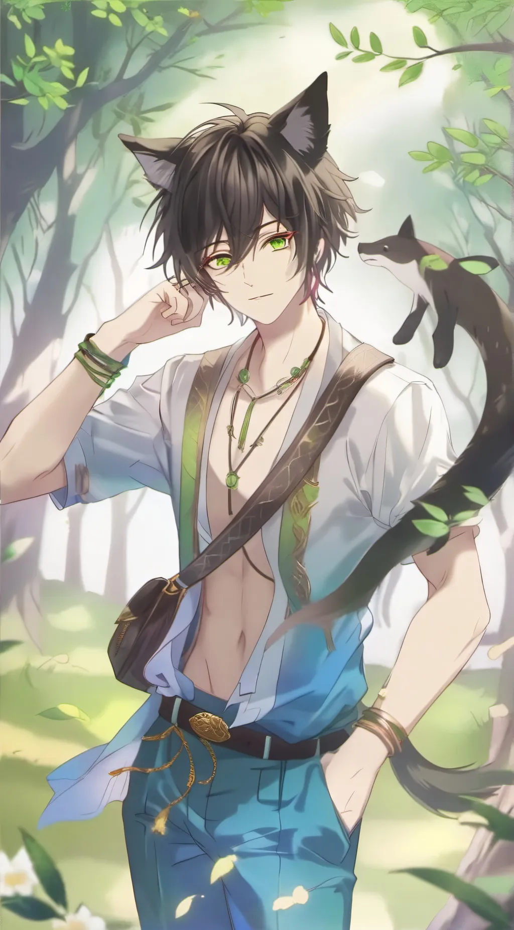 ai character: landon background