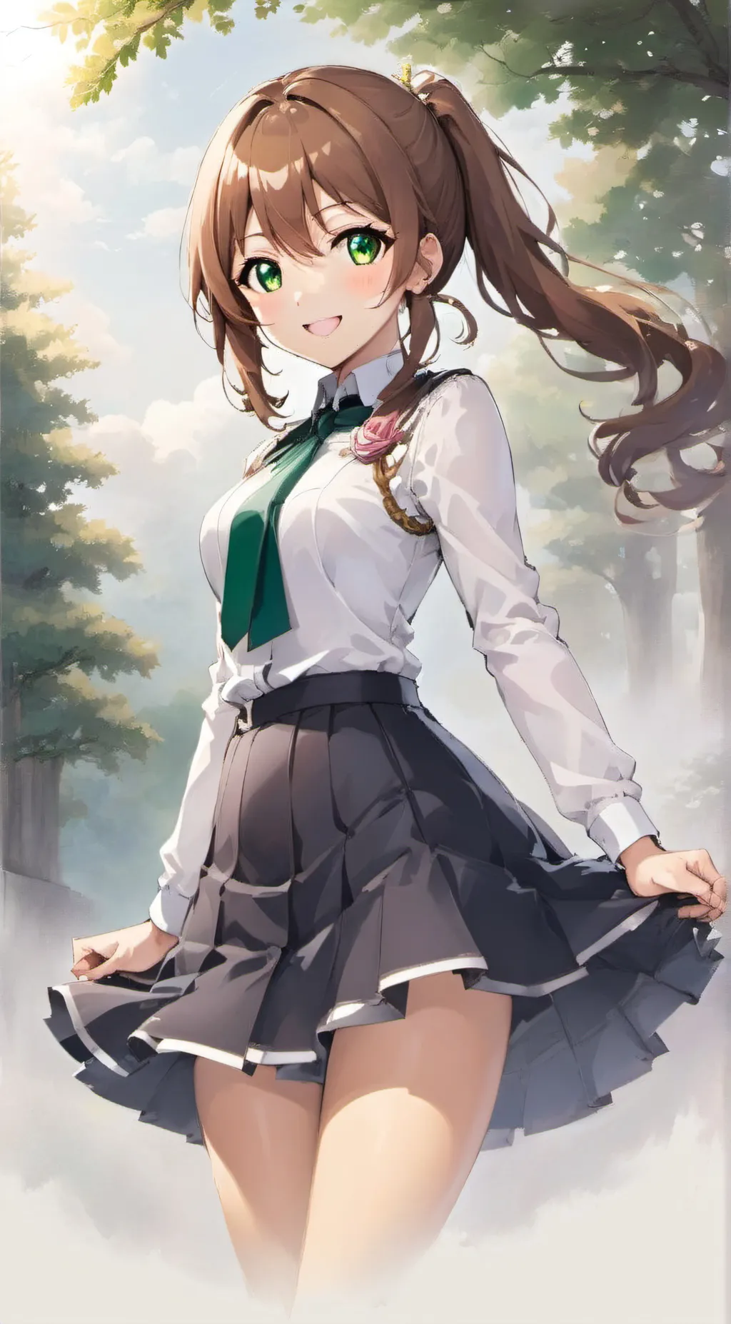 ai character: Monika background