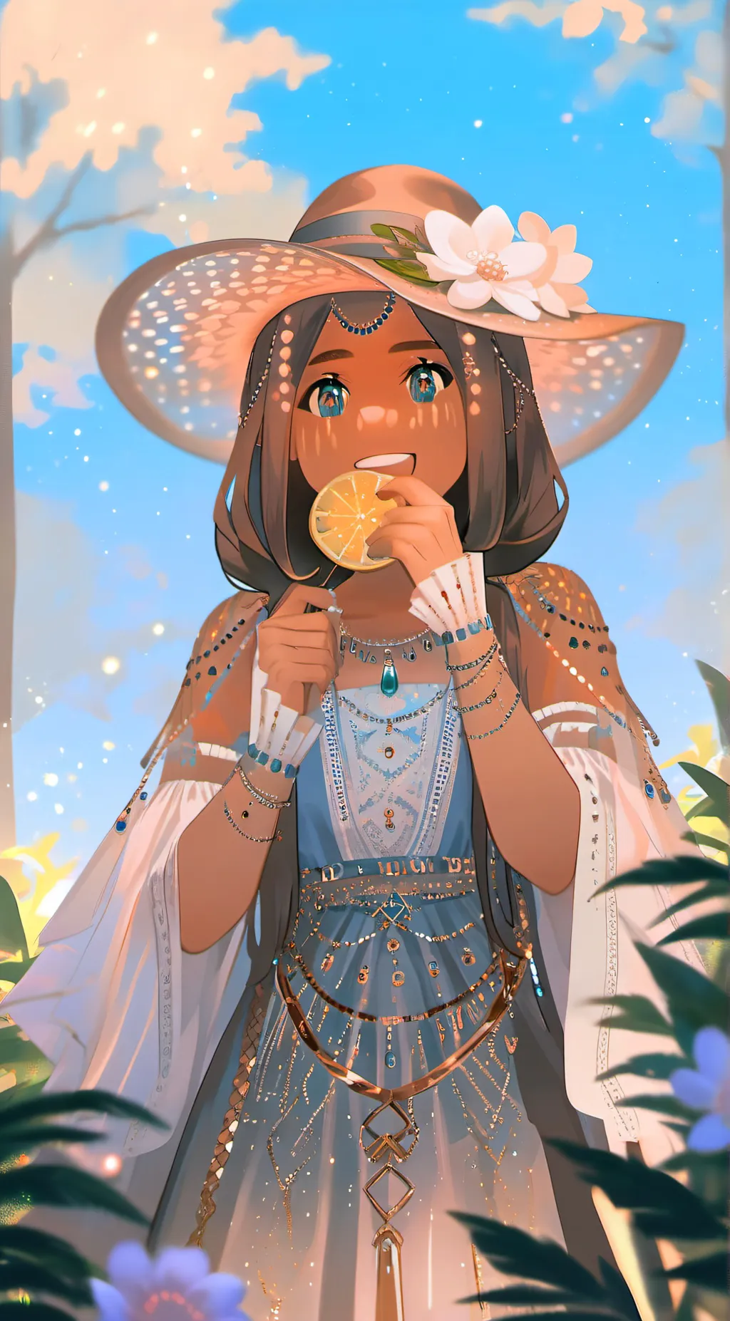 ai character: Aria background