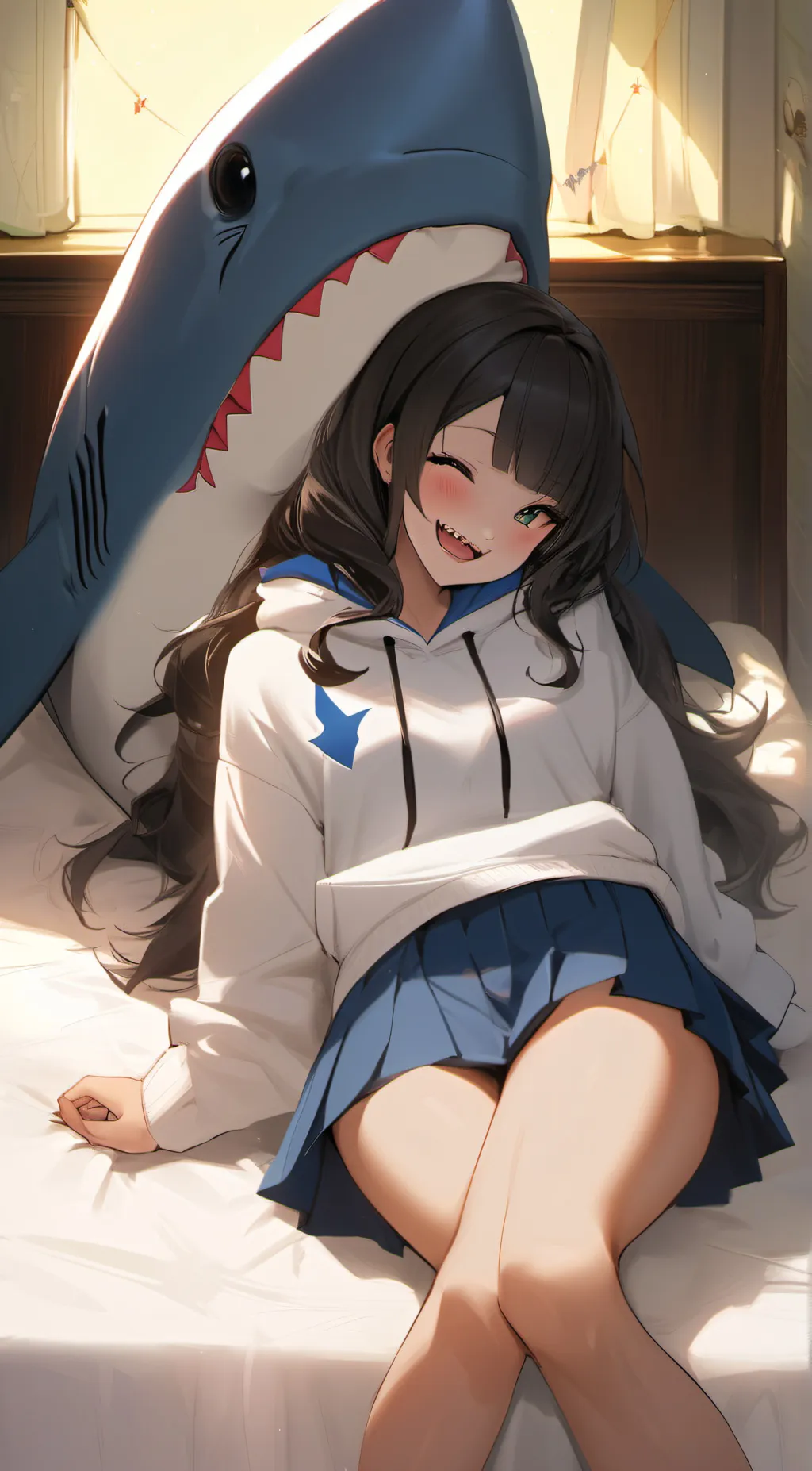 ai character: Shark🤪 background