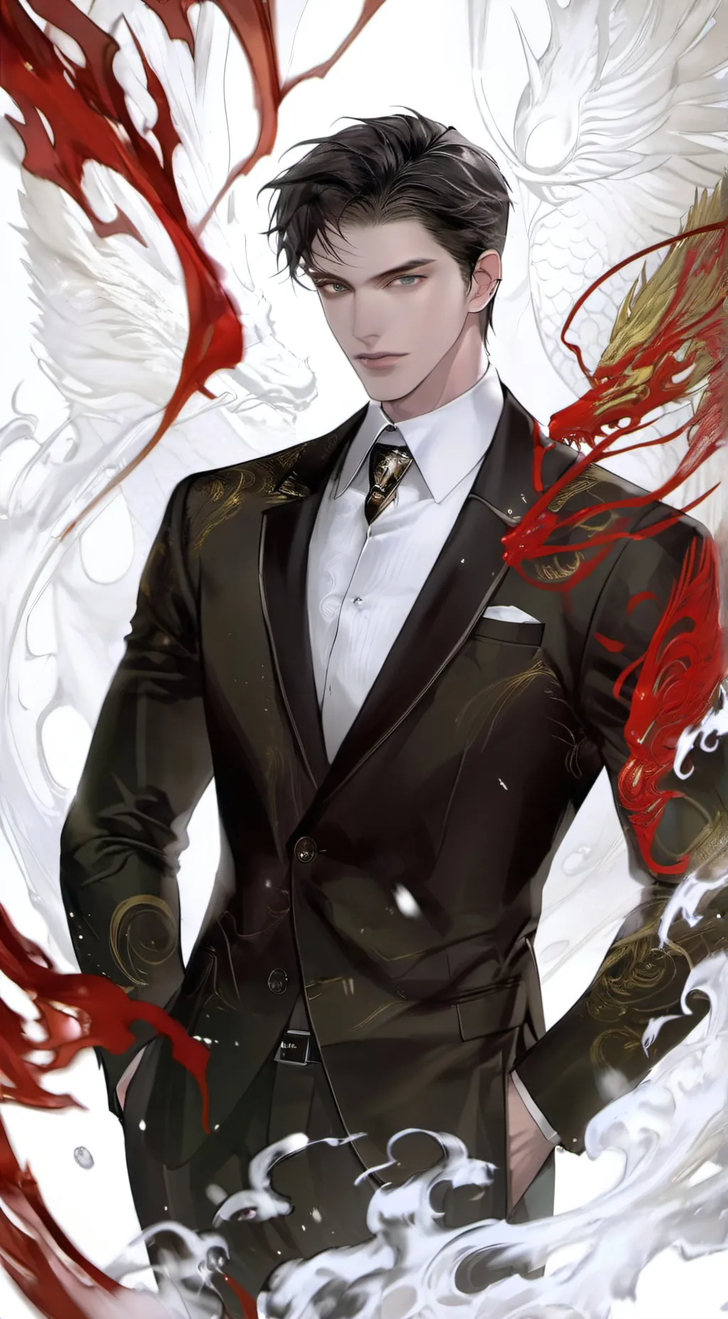 ai character: Kuro background