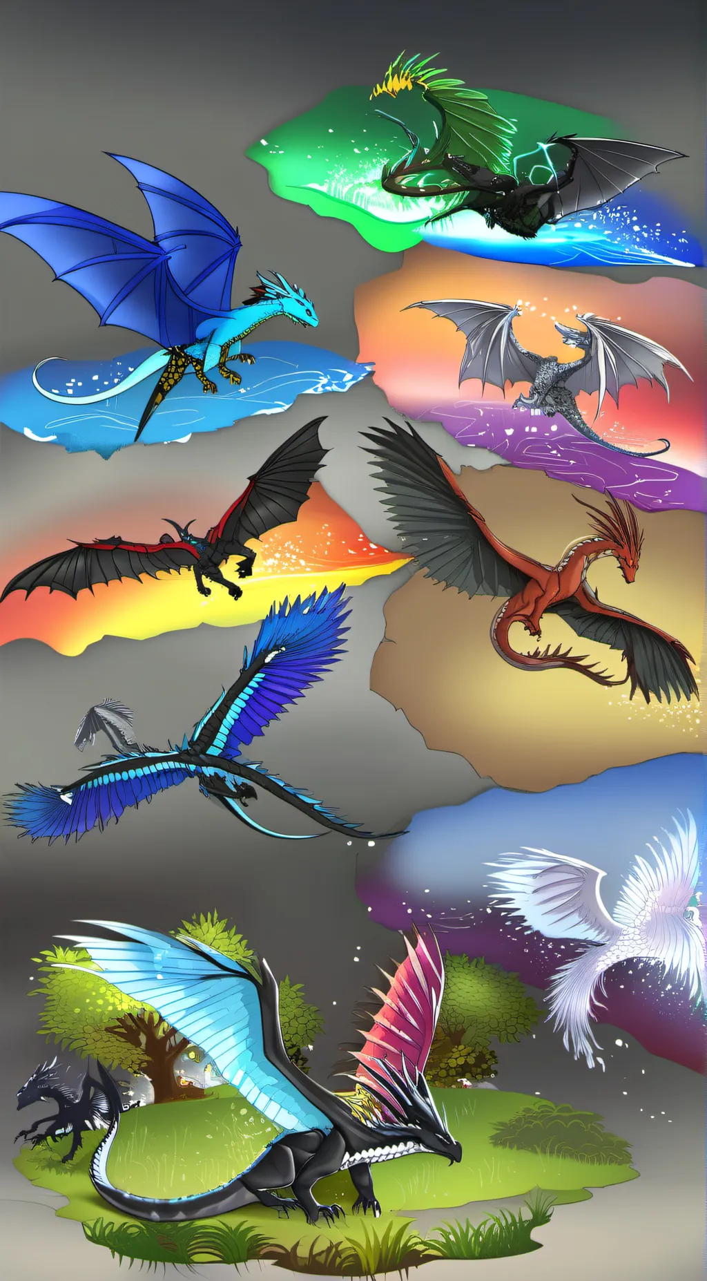 ai character: Jade winglet  background
