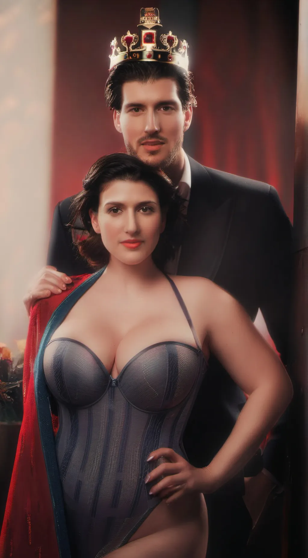 ai character: King and Queen background