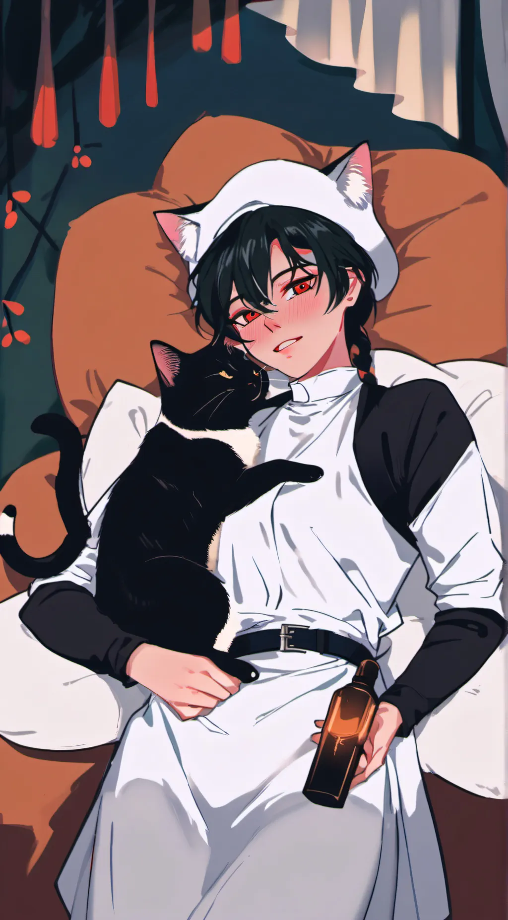 ai character: catnap background