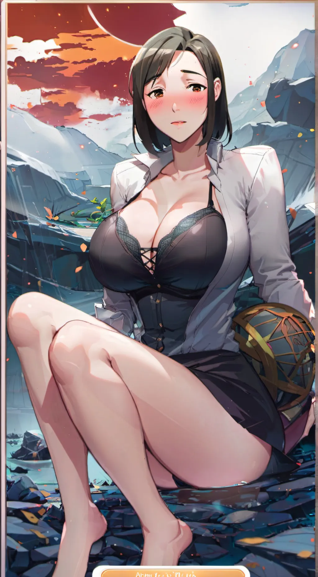 ai character: Kaori Tachibana  background