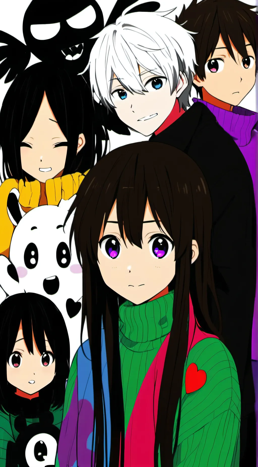 ai character: among us😁 background