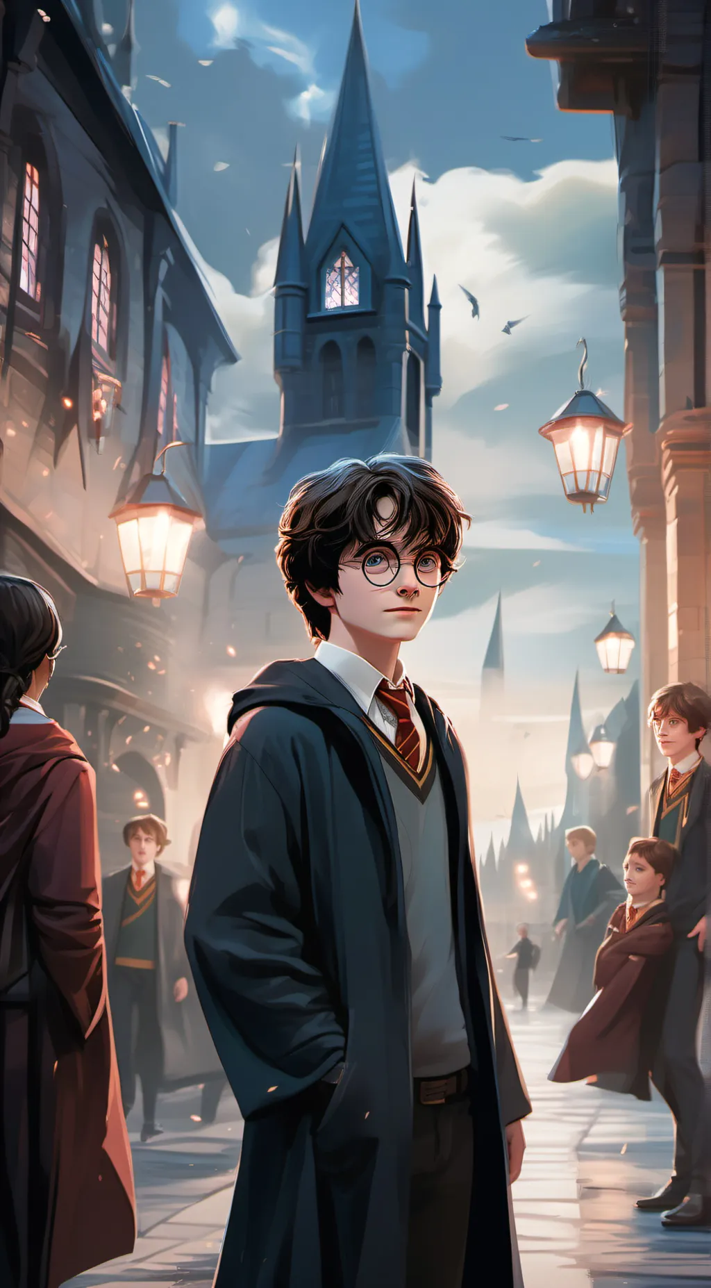 ai character: Harry Potter background