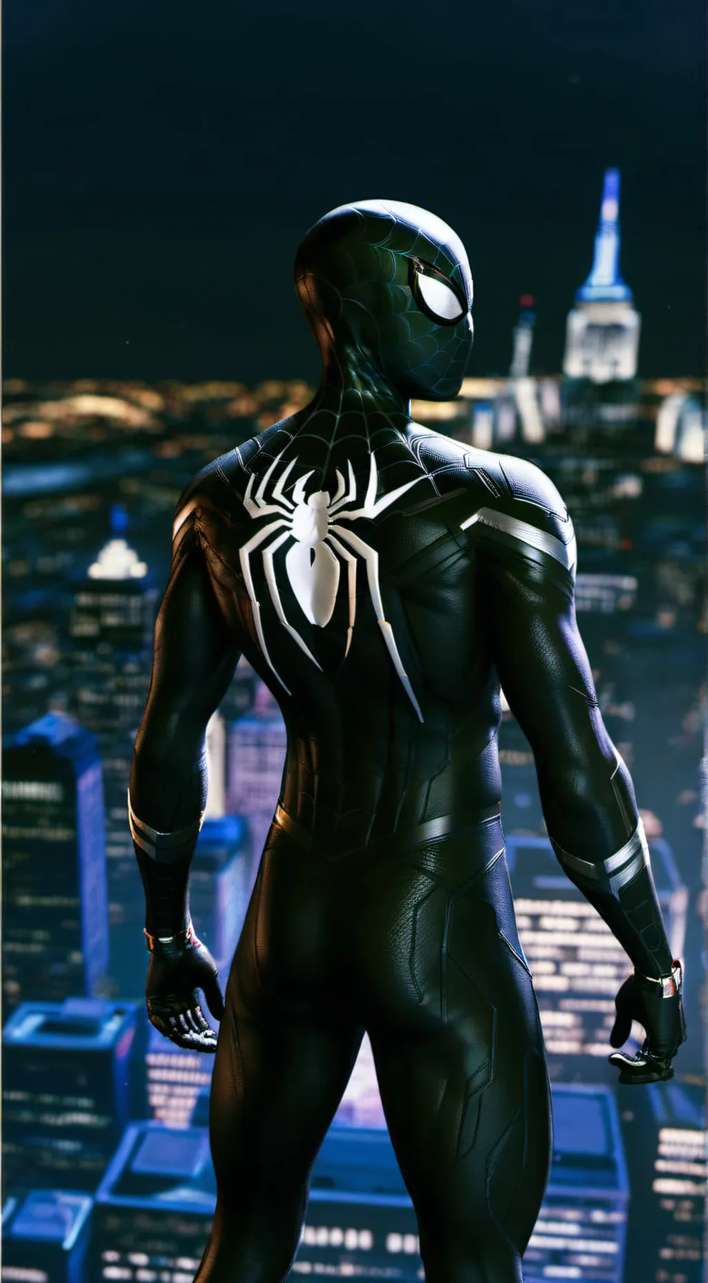 ai character: Spider-Man  background
