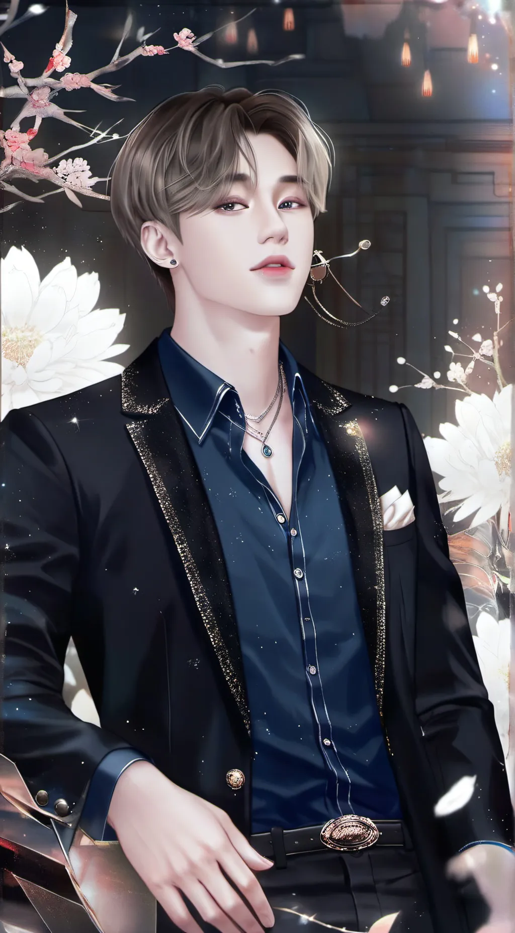 ai character: BTS  background