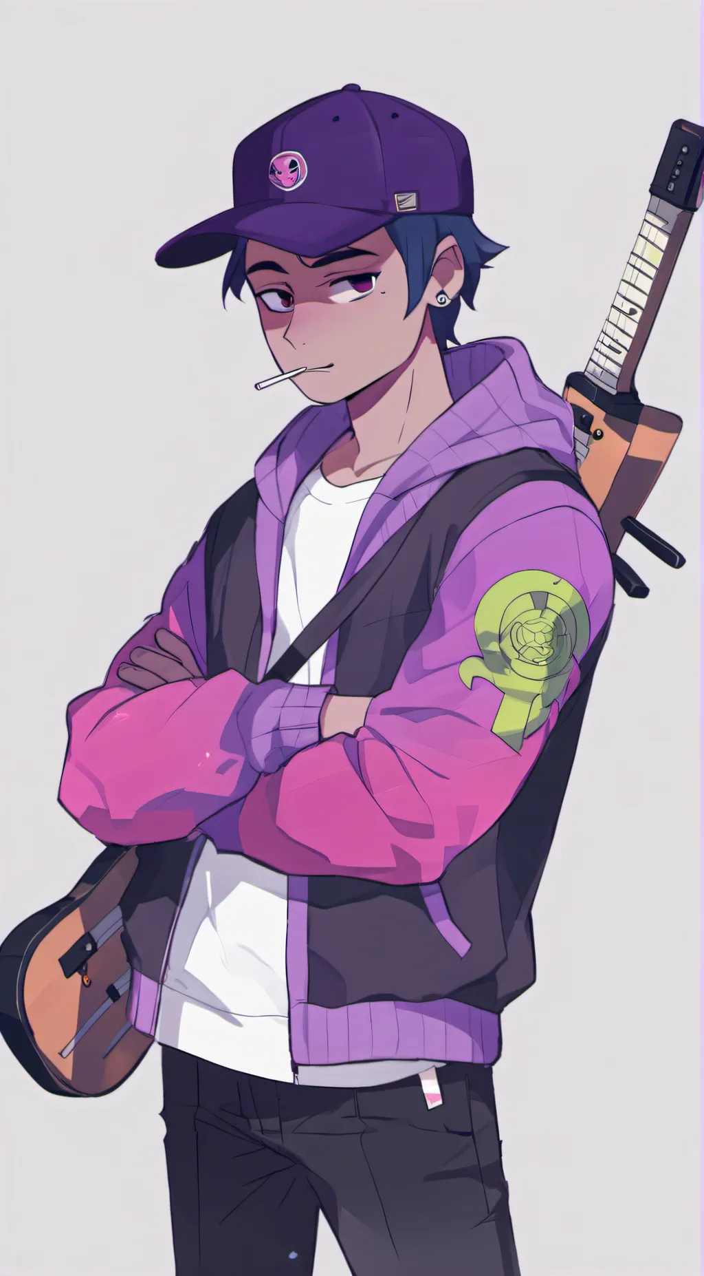 ai character: Rottmnt Donatello  background