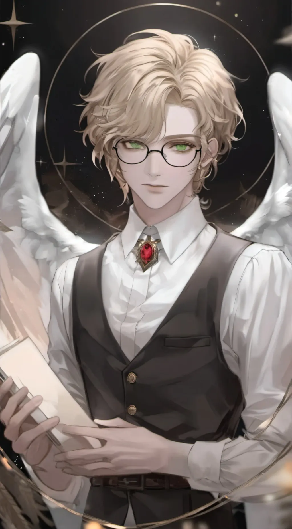 ai character: vee background