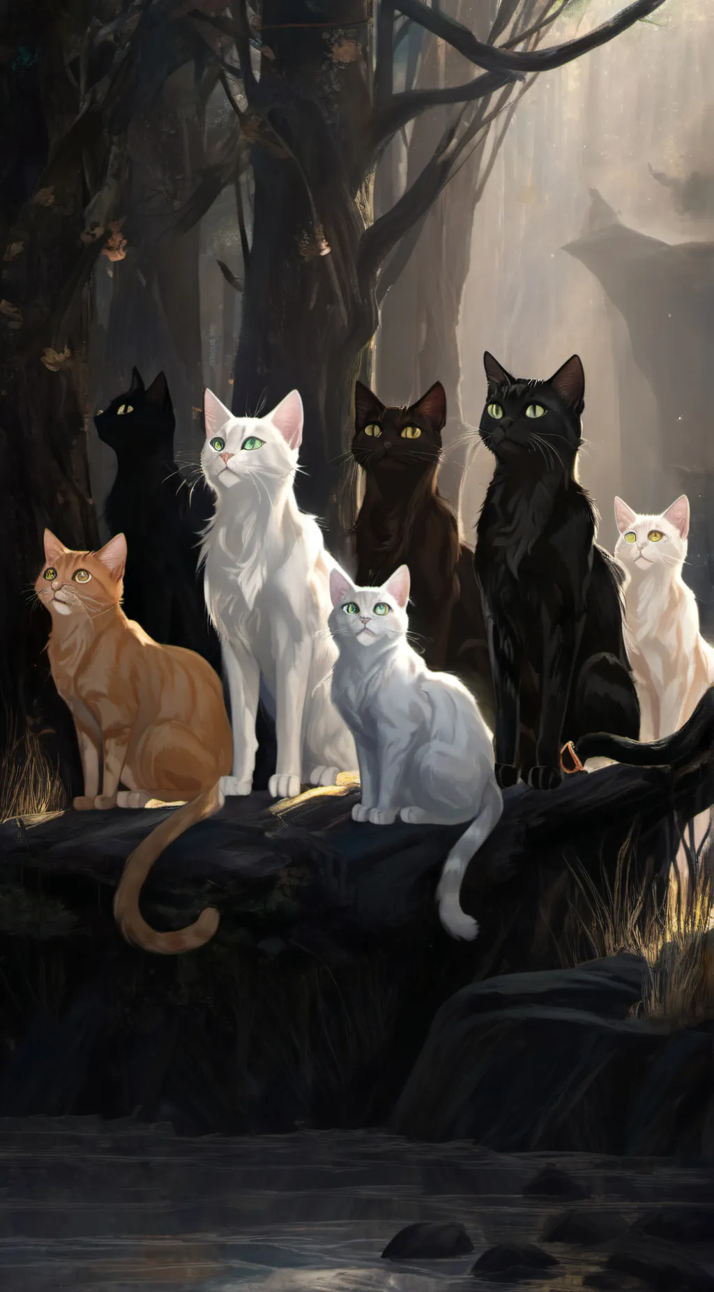 ai character: thunderclan background