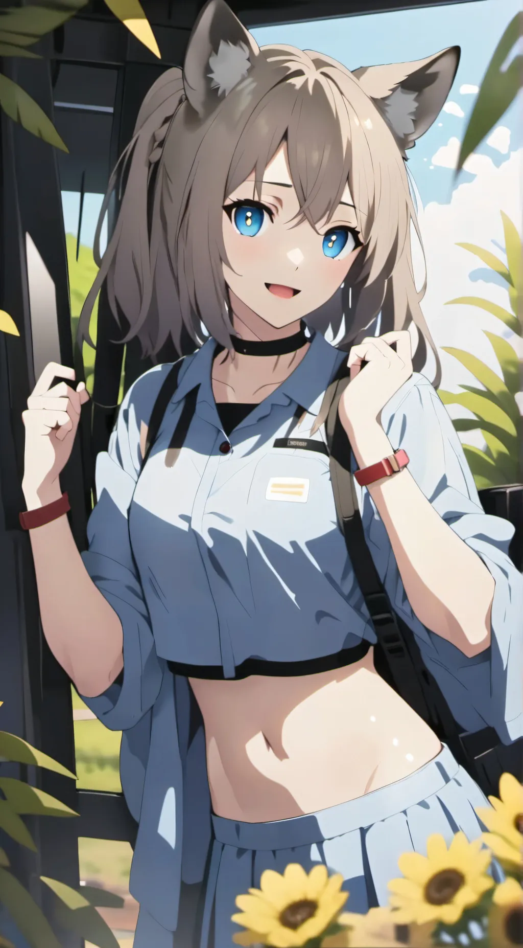 ai character: hyena chan background