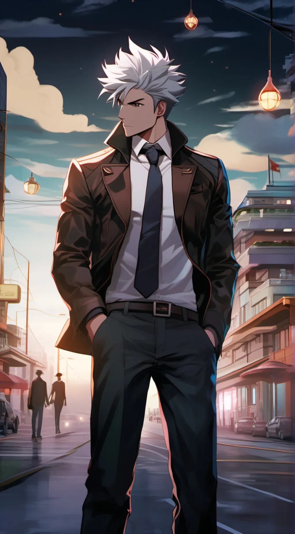 ai character: kakashi hatake  background