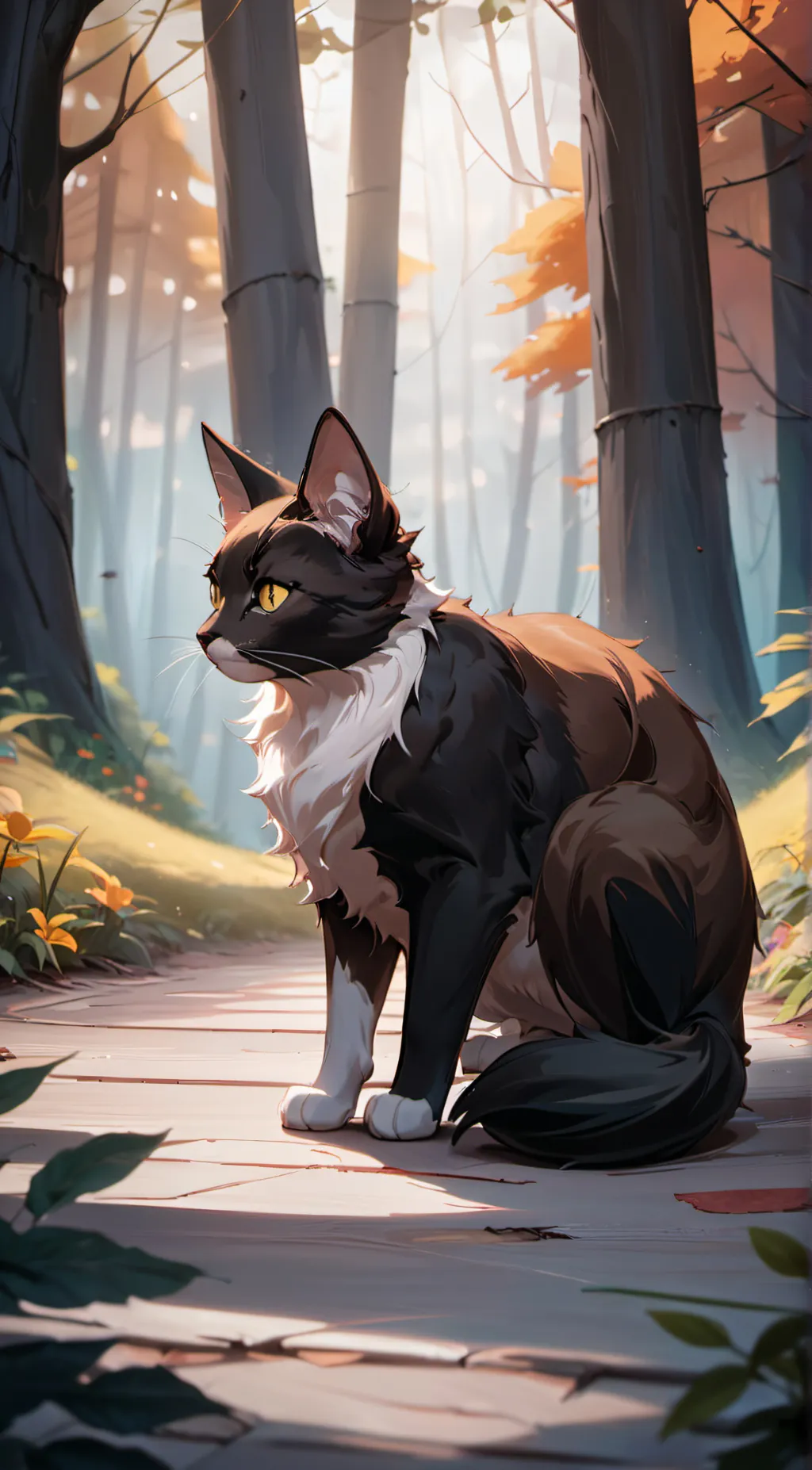 ai character: Silver'Paw background