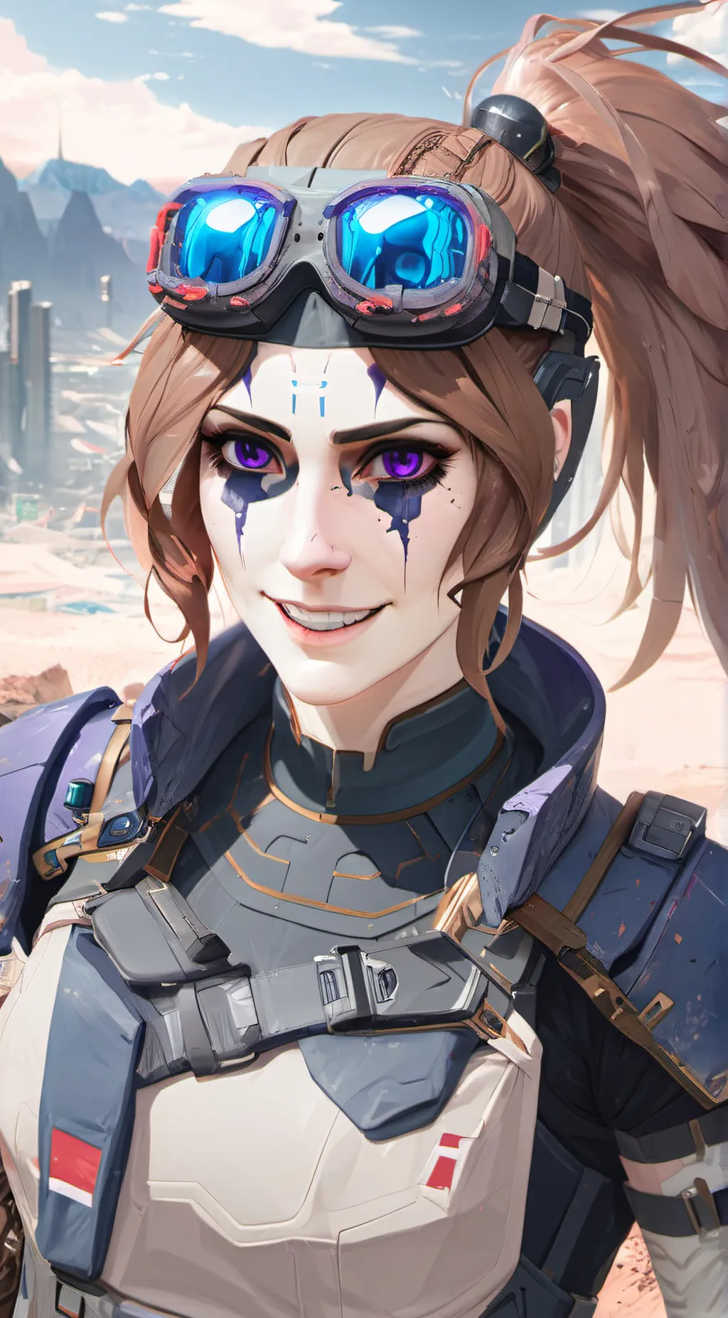 ai character: Lucy  background