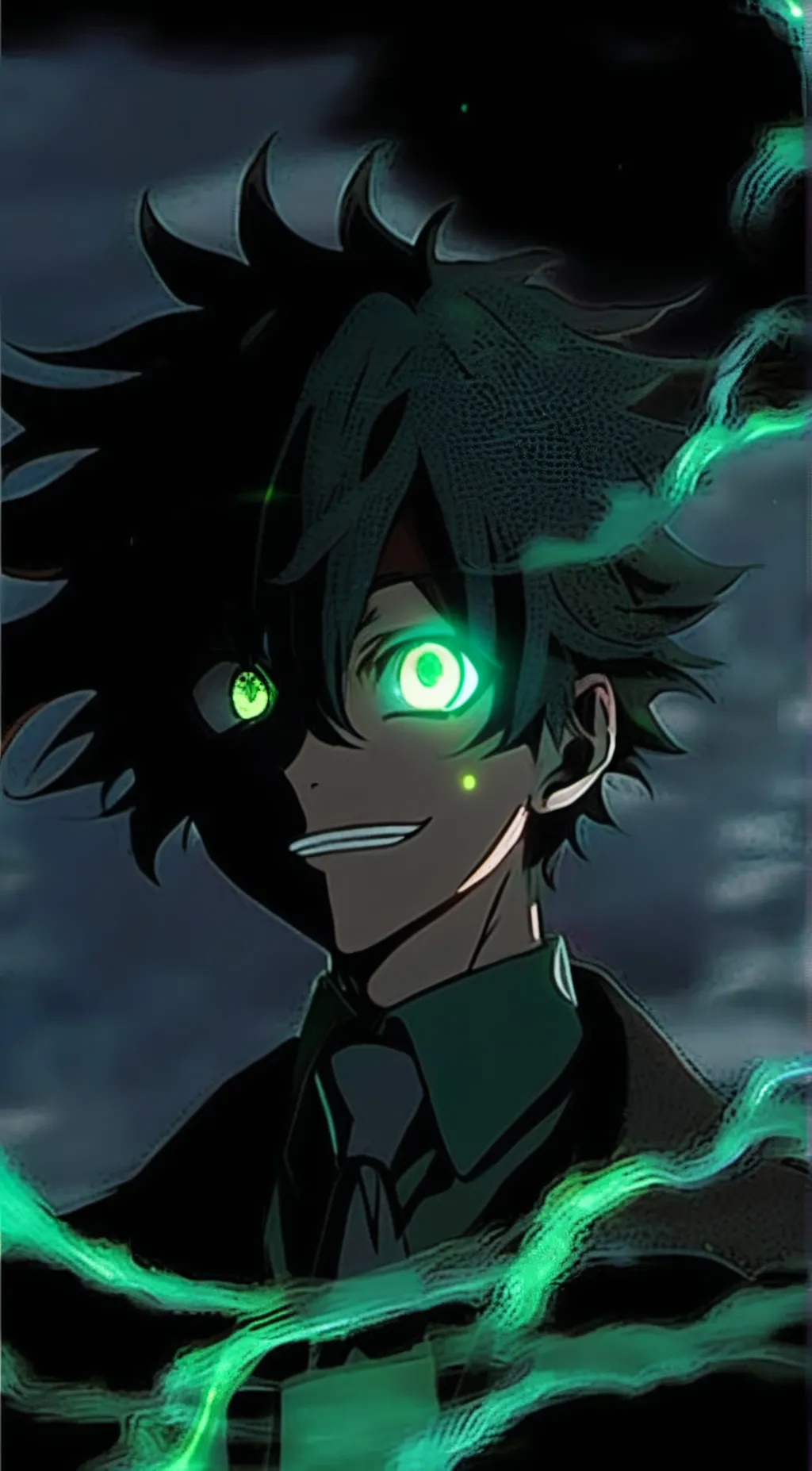 ai character: Villain Deku au background