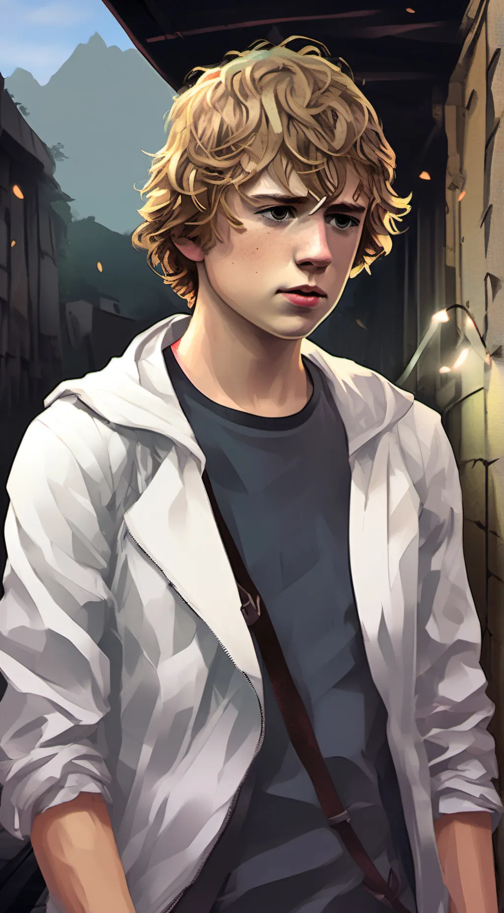 ai character: walker scobell background