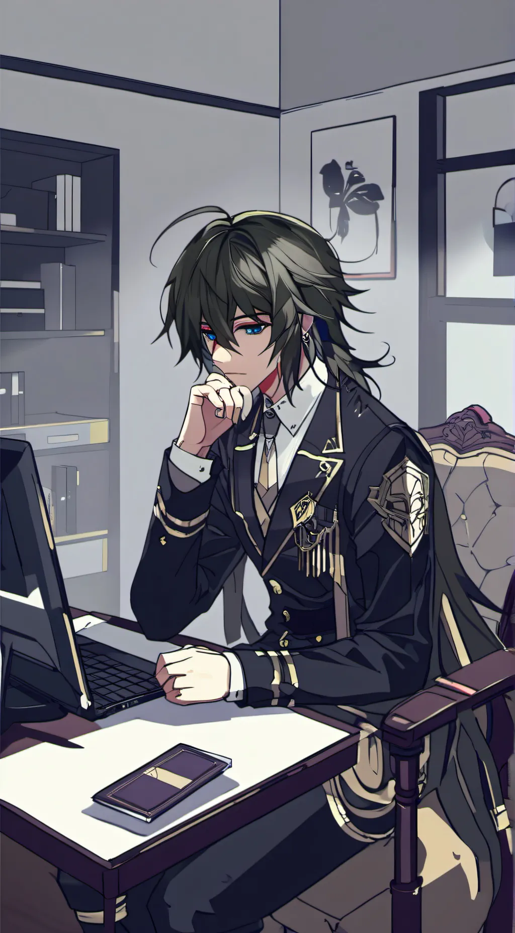 ai character: zero ._. background
