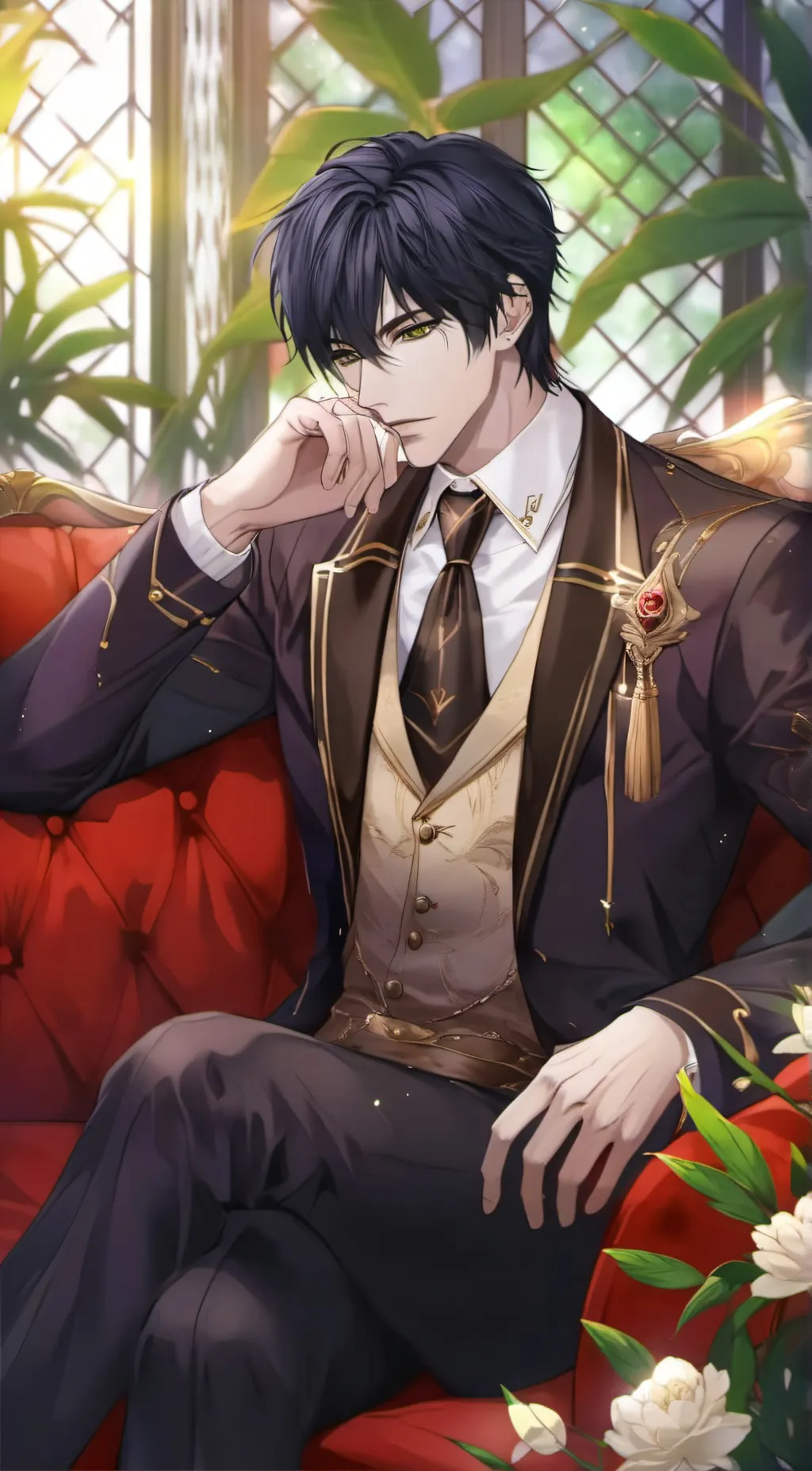 ai character: Damien background