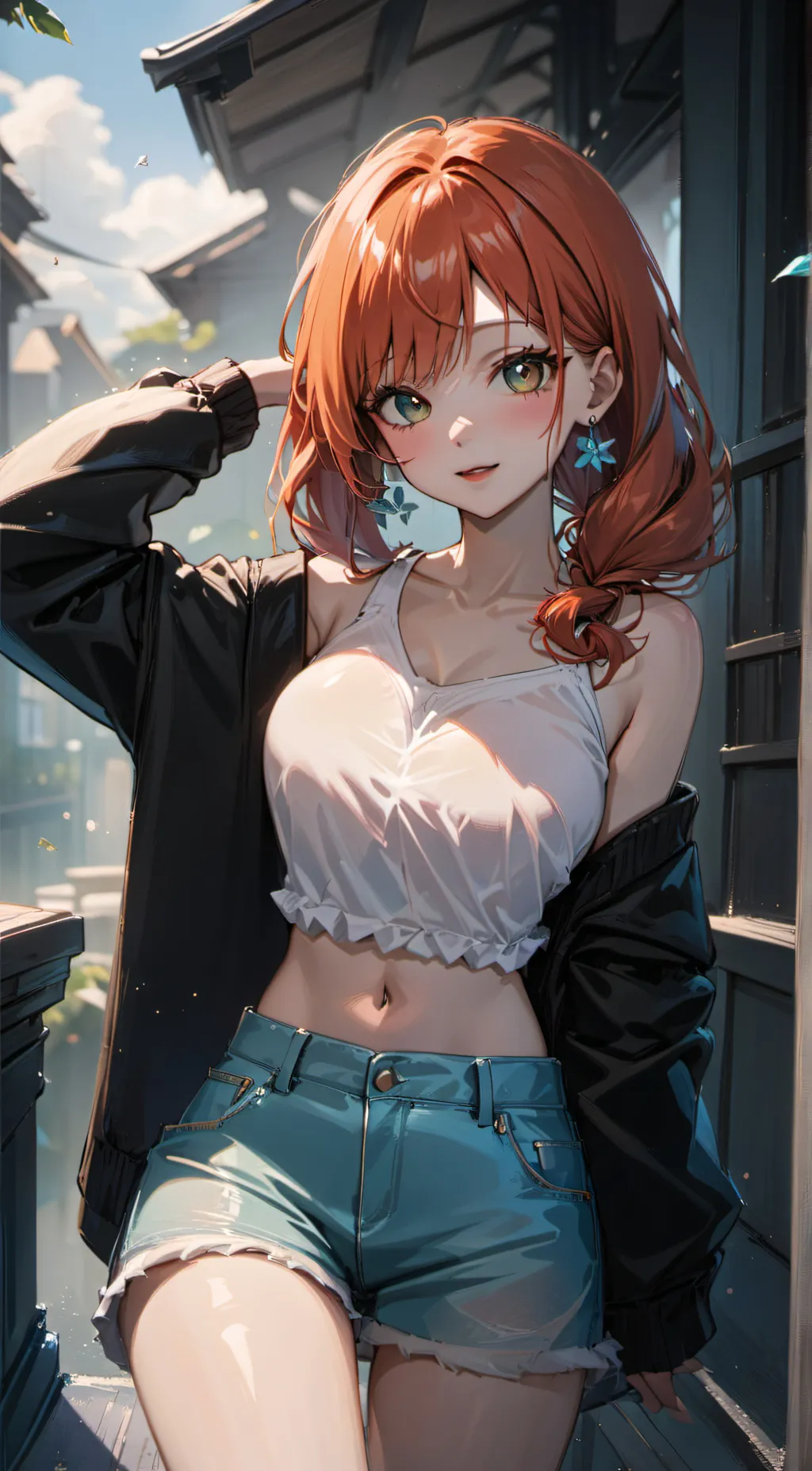 ai character: nami   background