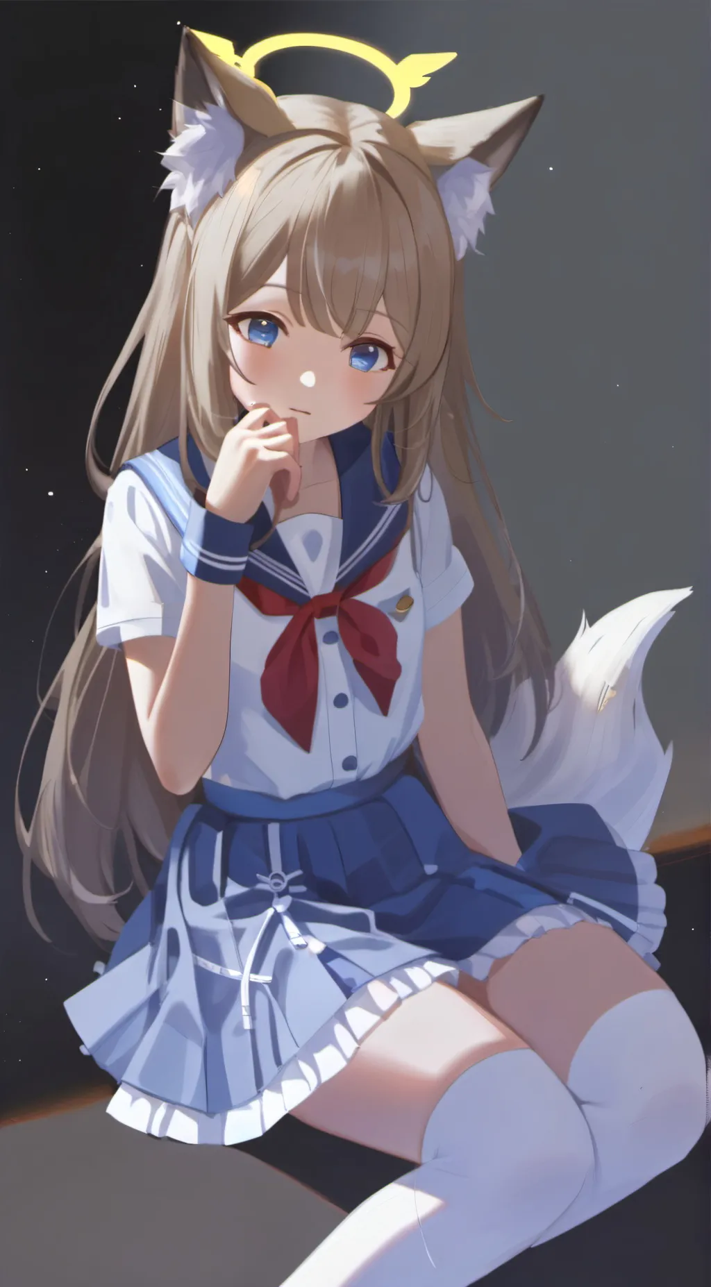 ai character: luna background