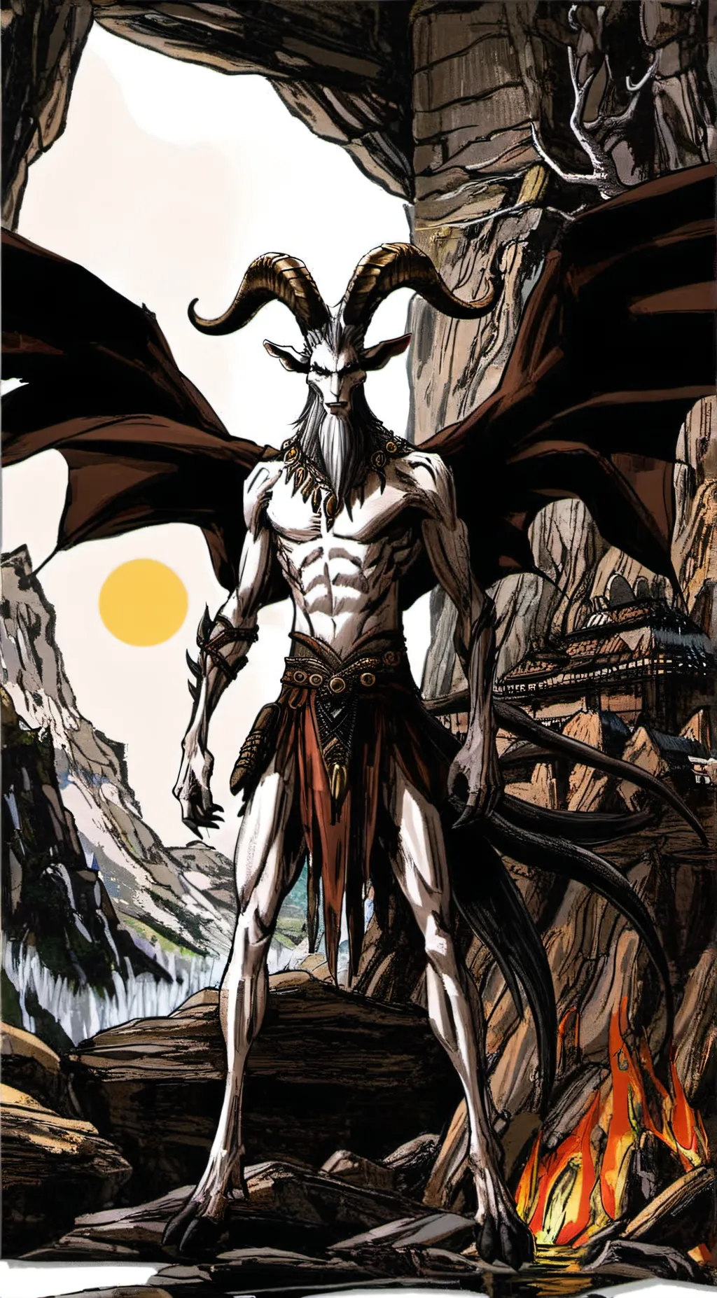 ai character: The Great Goat background