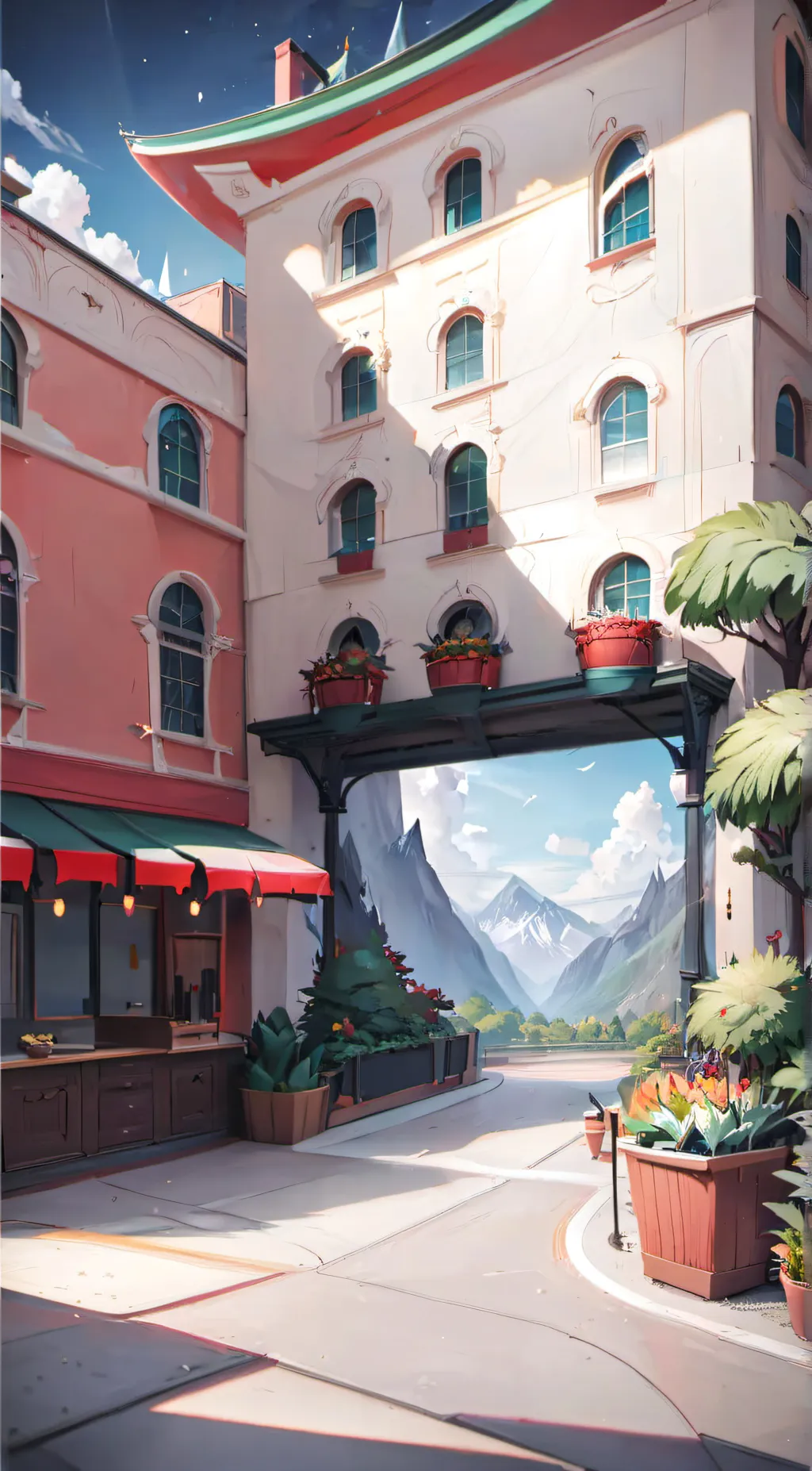 ai character: "CREATE IT" background