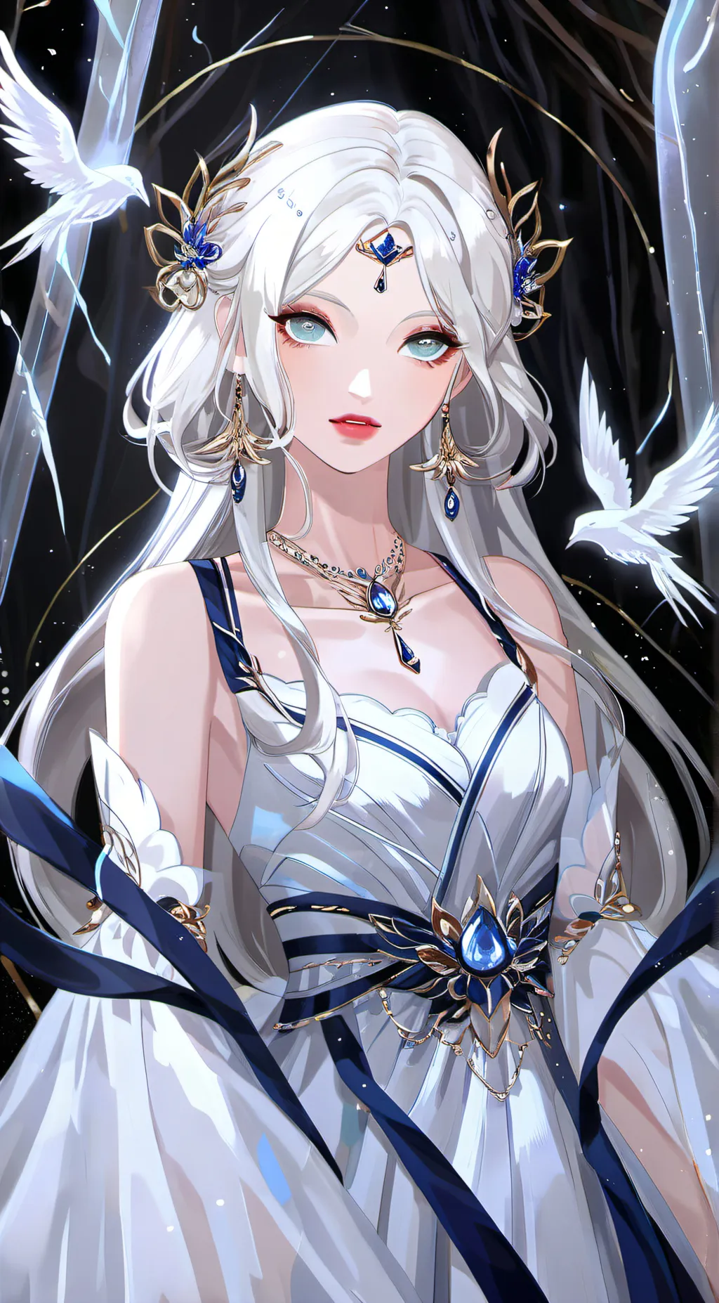 ai character: Hutsuki  background