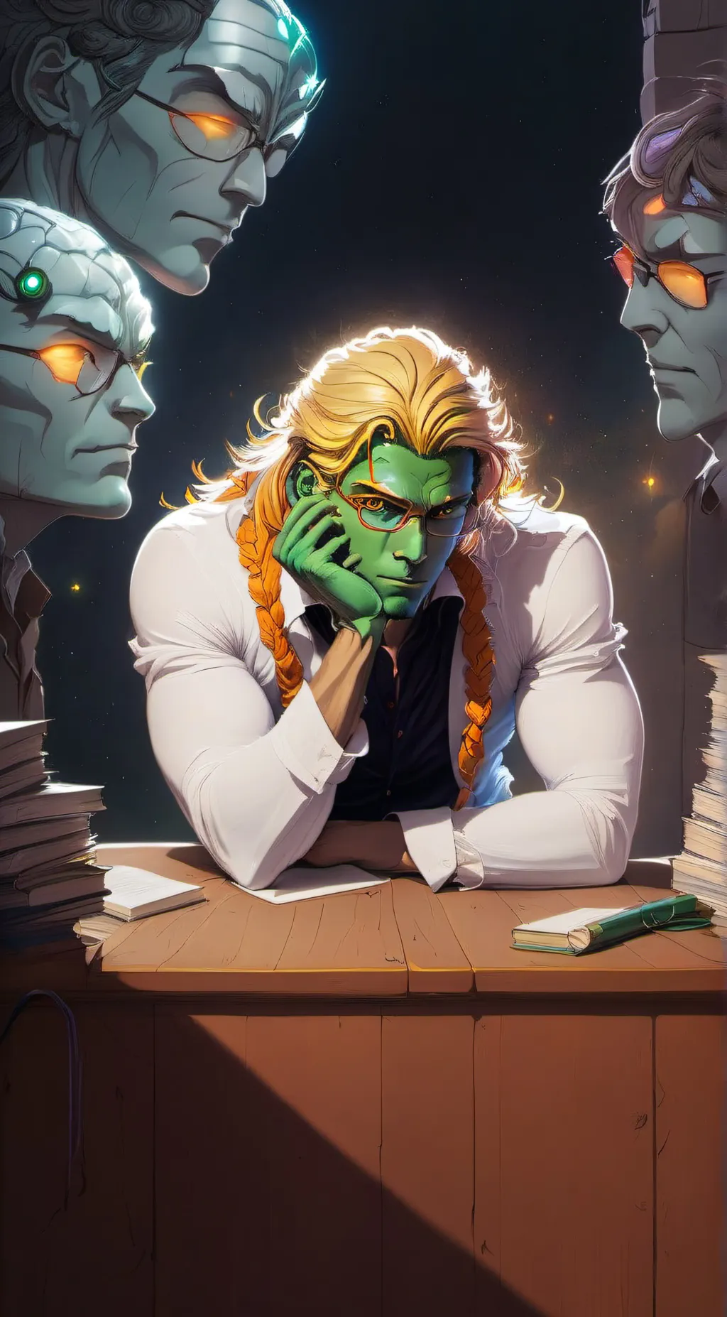ai character: Brainiac 5 background