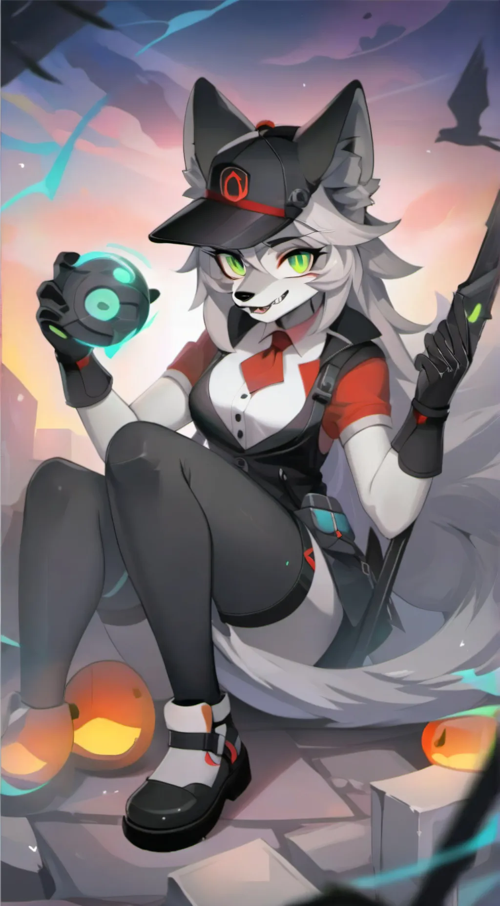 ai character: mica background