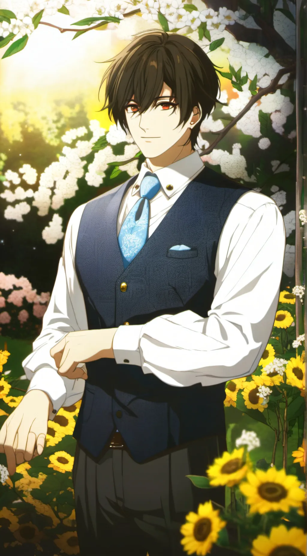 ai character: copy cat background