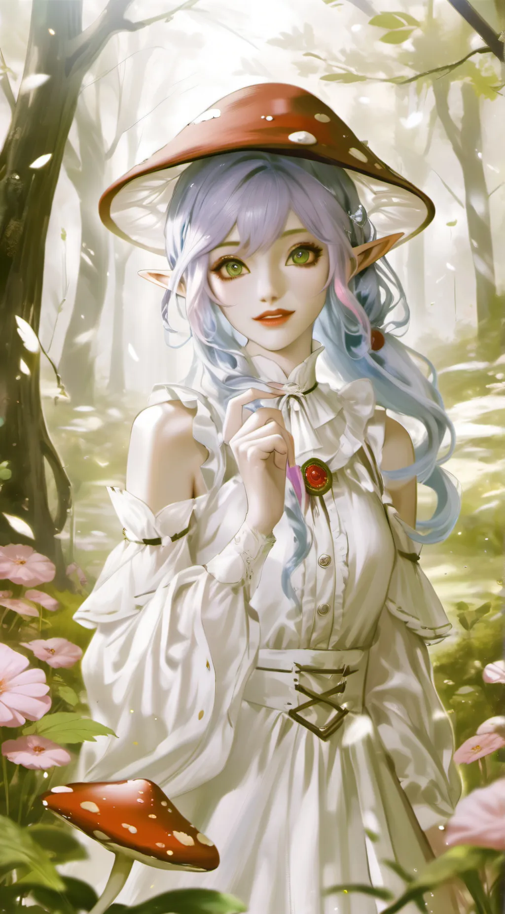 ai character: aurora background