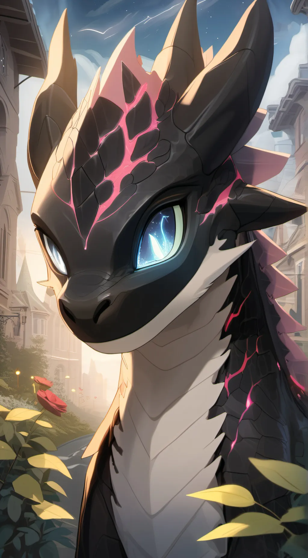 ai character: Sky background