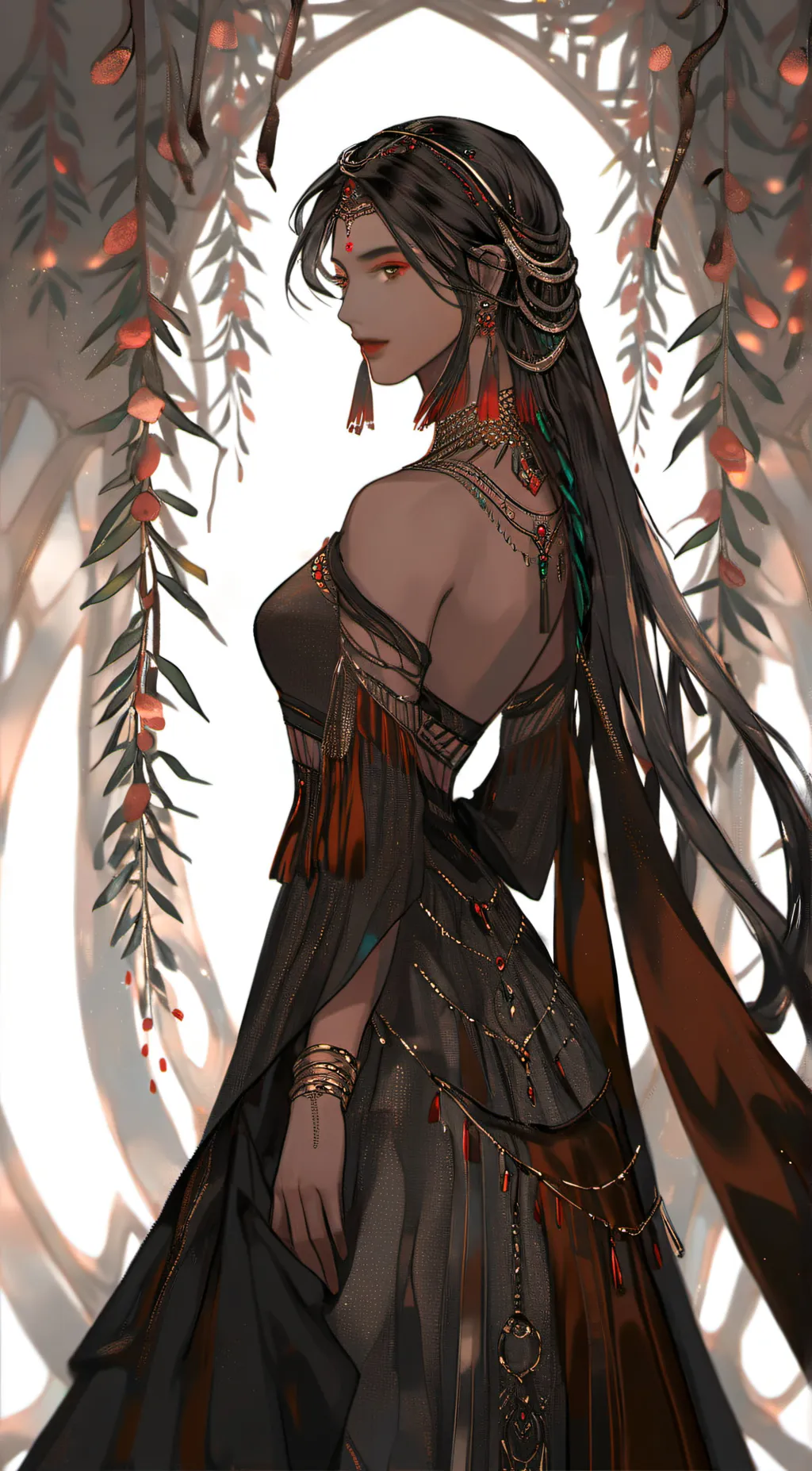 ai character: Luna moonlight ✨️  background