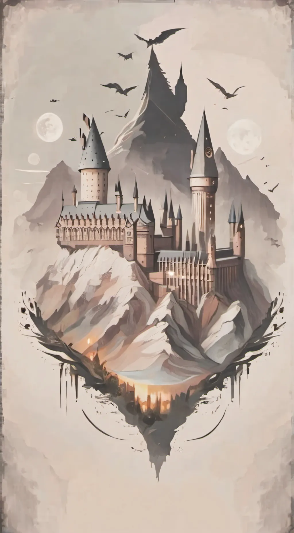 ai character: Hogwarts background
