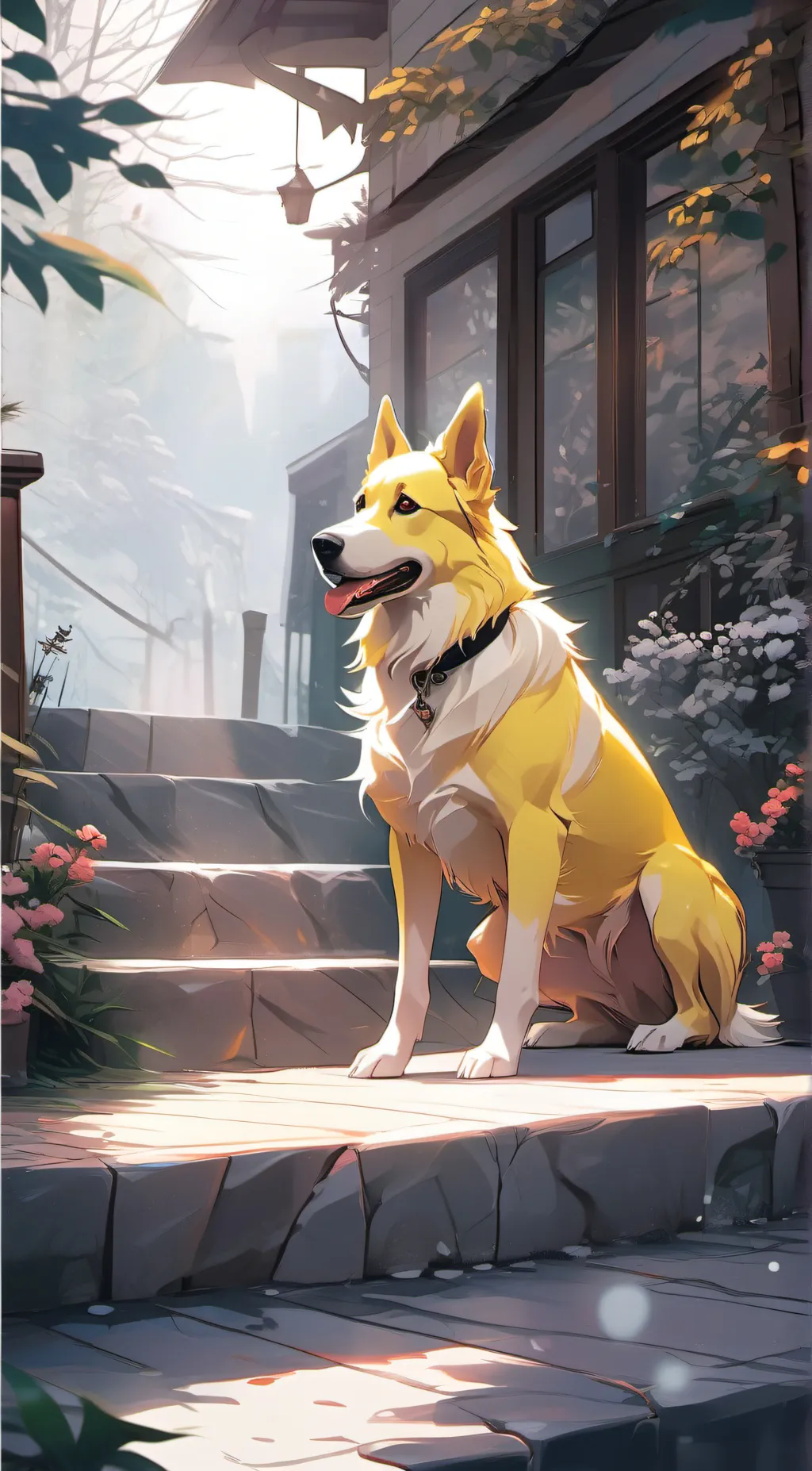 ai character: dogday background