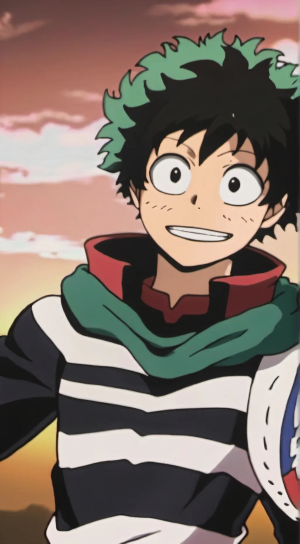 ai character: Deku  background