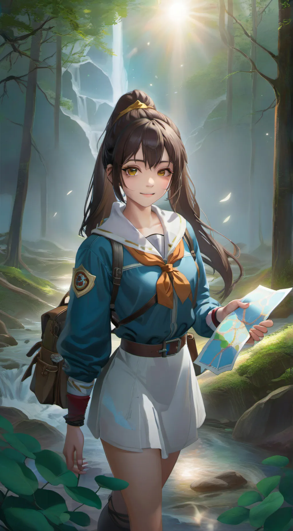 ai character: Phoenix  background