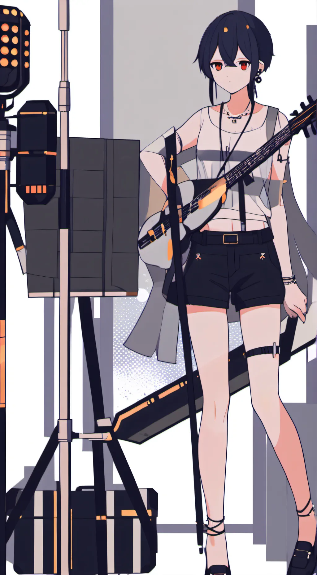 ai character: Yumi Hatsuni background