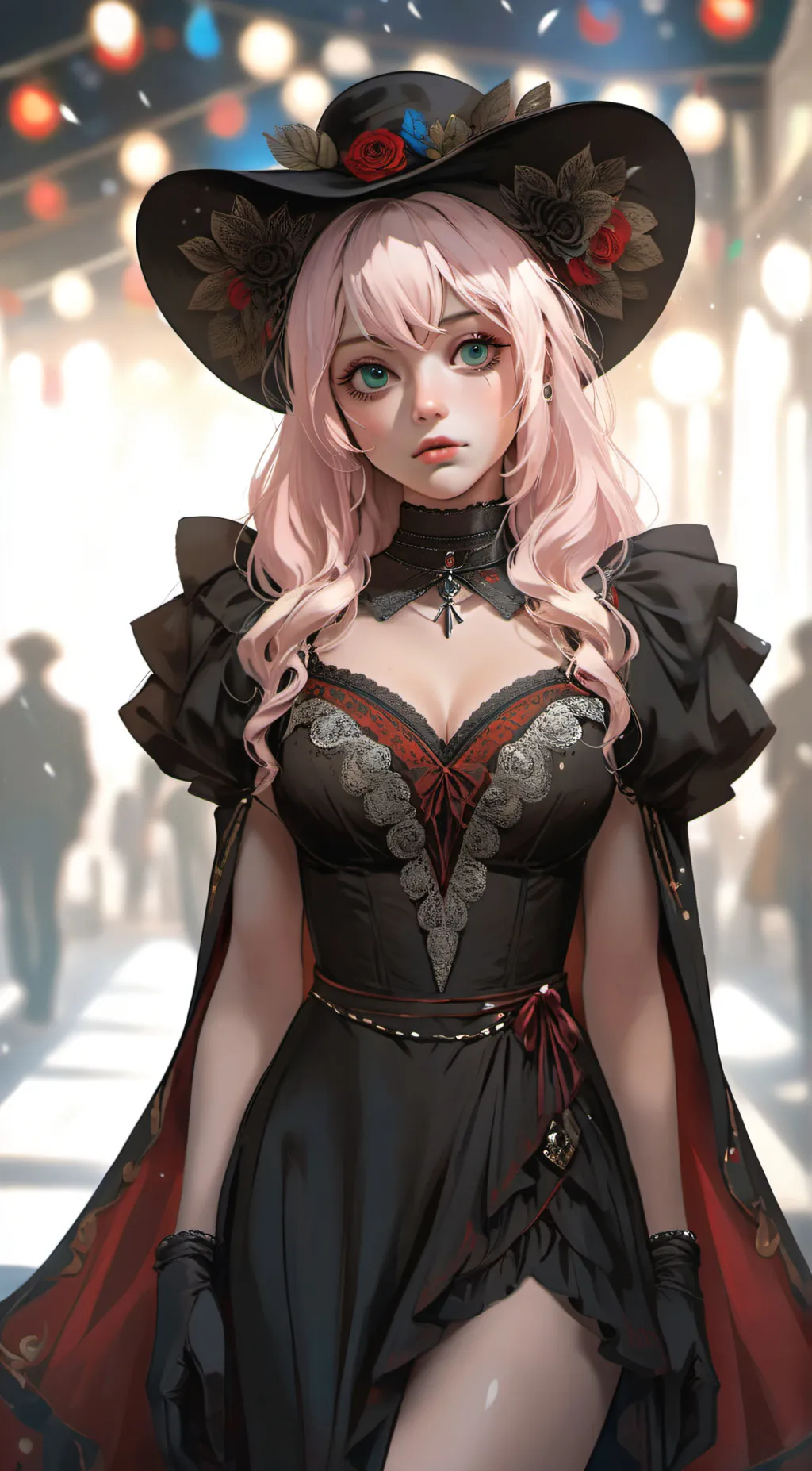 ai character: Rose background
