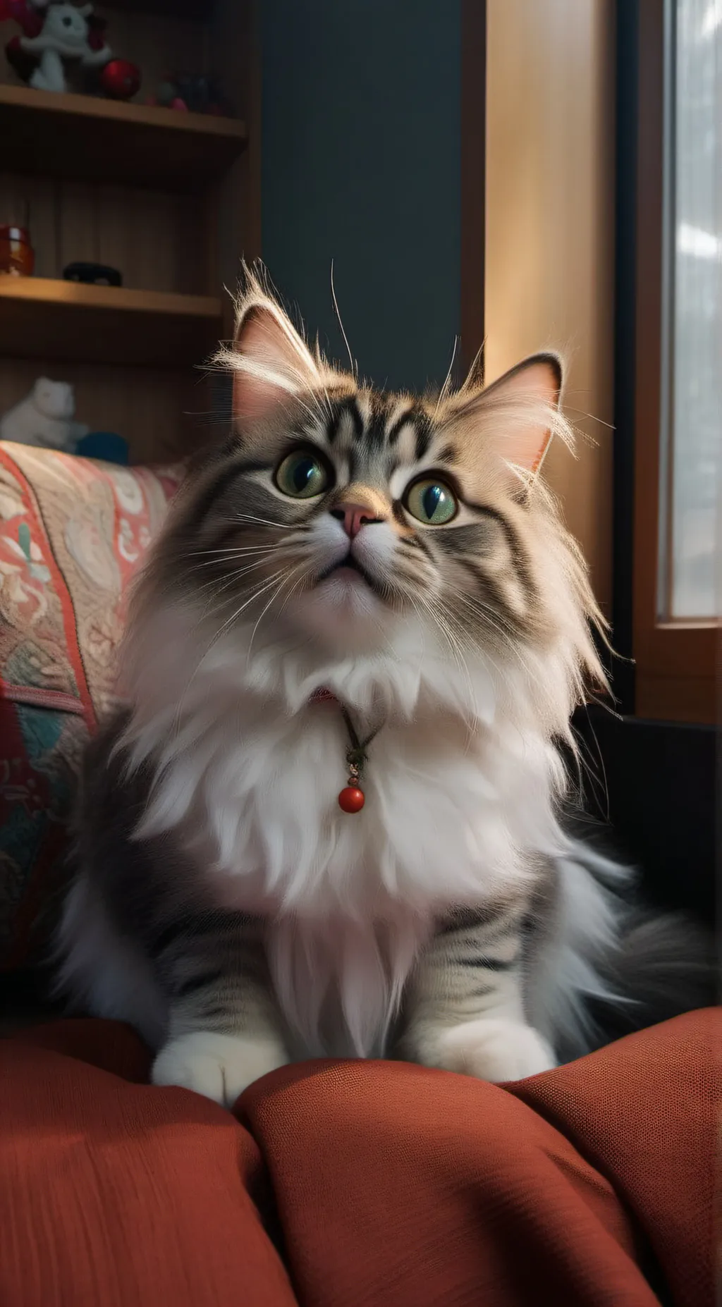 ai character: Cat background