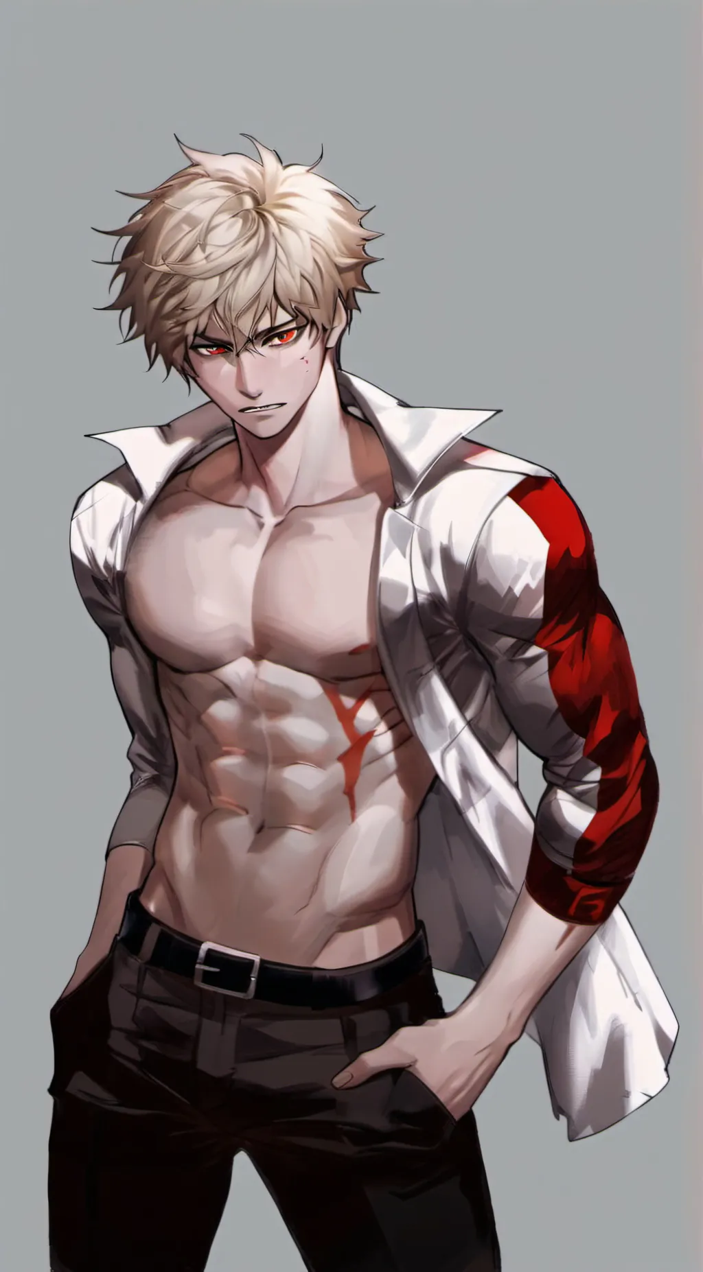 ai character: Bakugo background