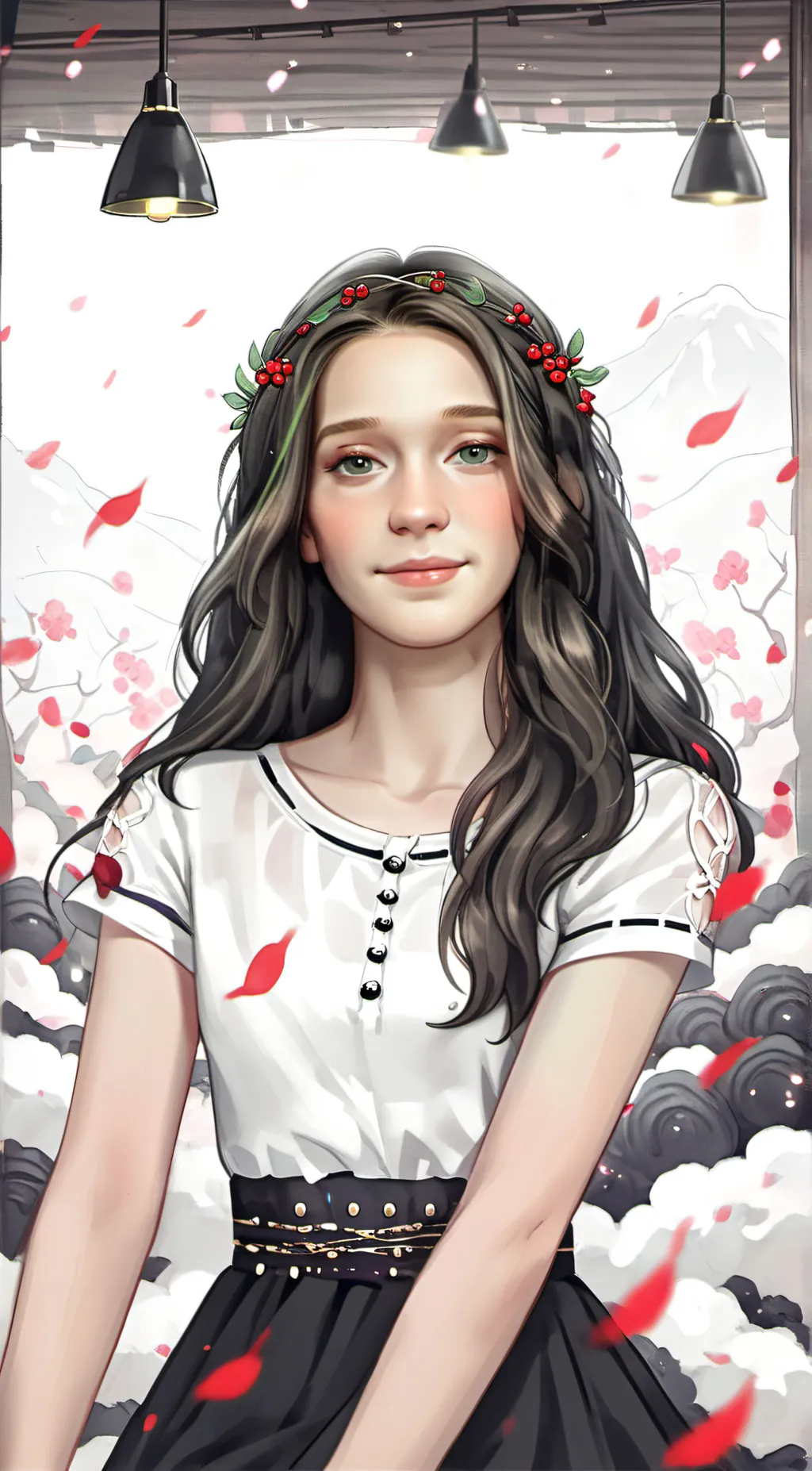 ai character: Rose  background