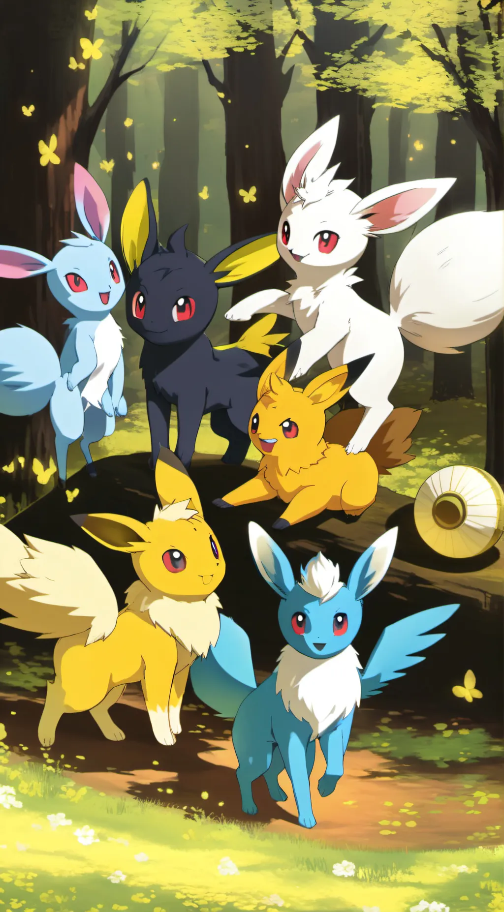 ai character: Eeveelution House background
