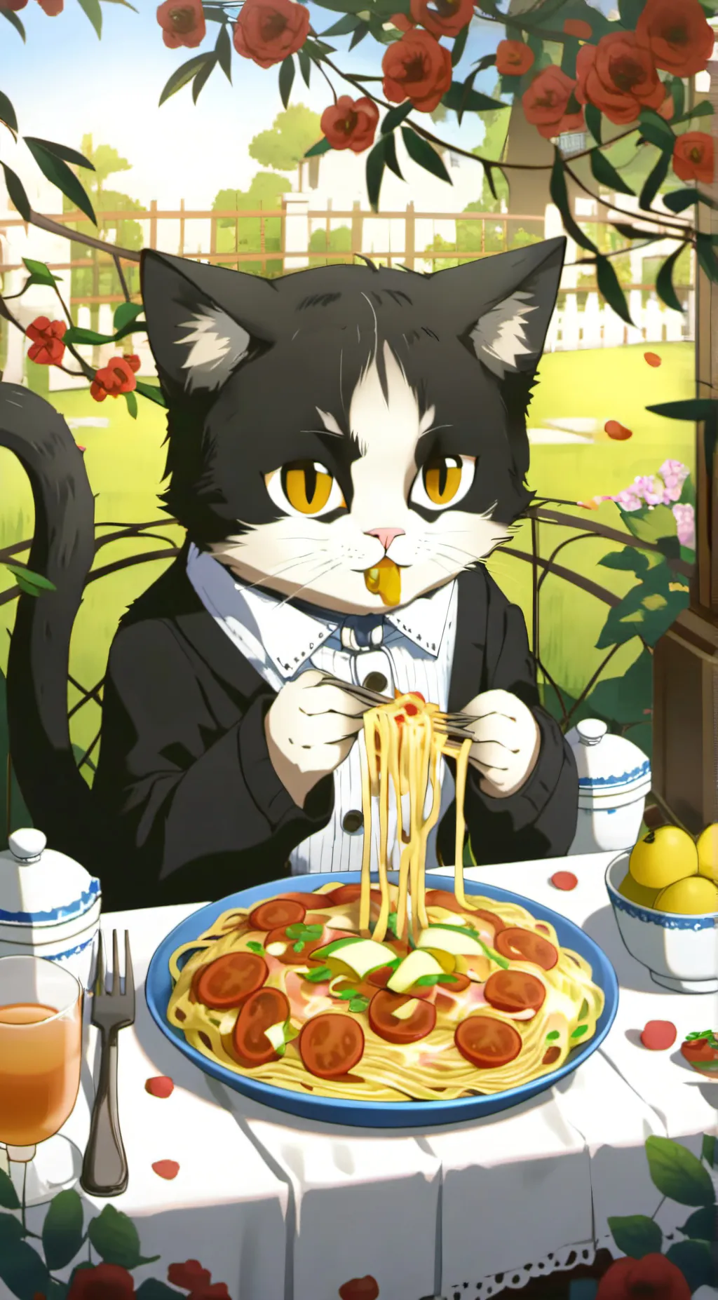 ai character: mi -san background