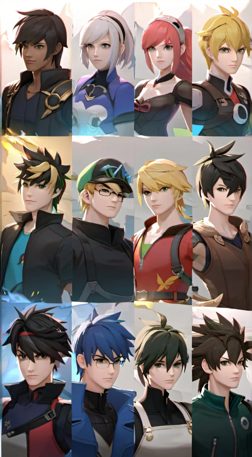 ai character: Smash bros background