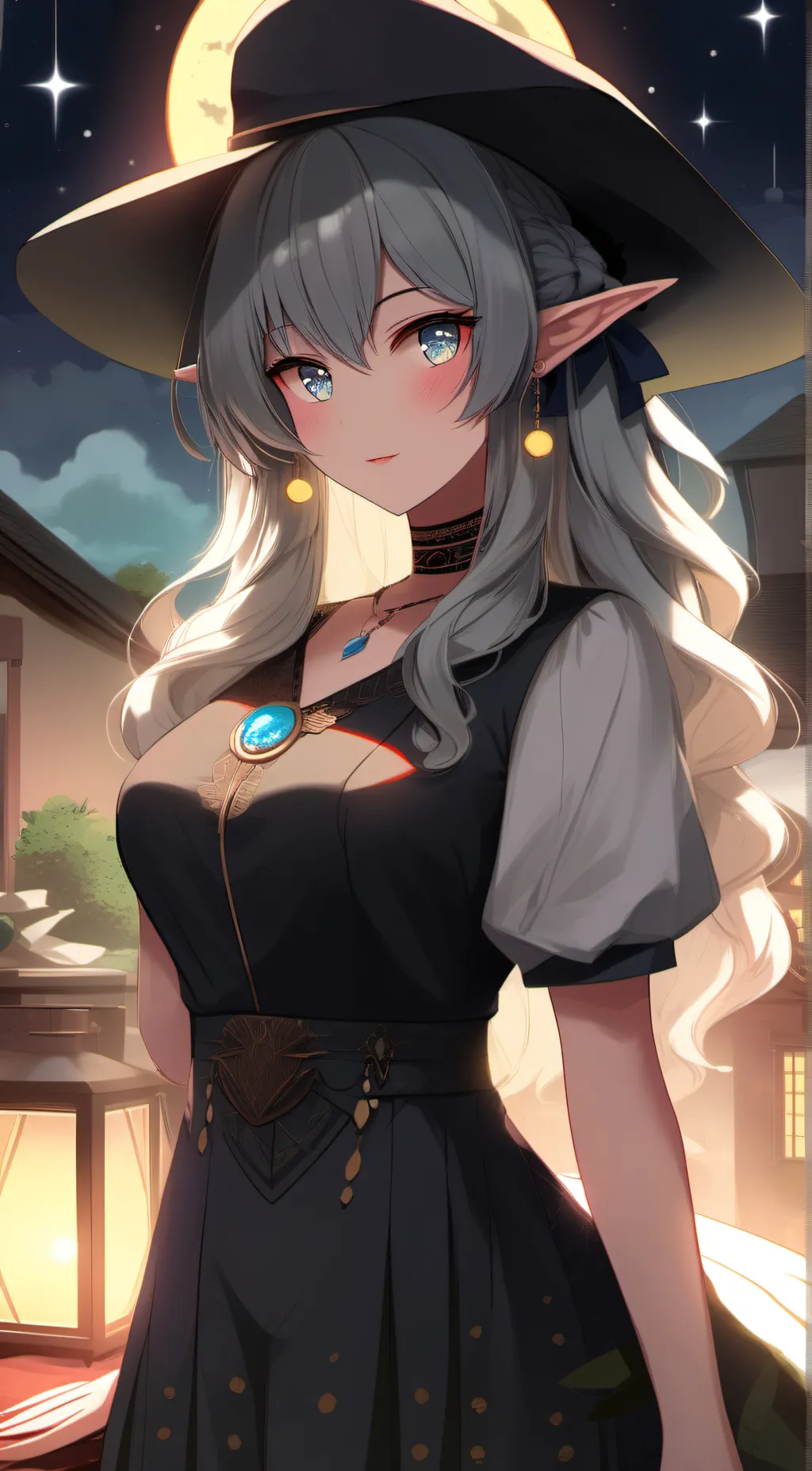 ai character: Luna background